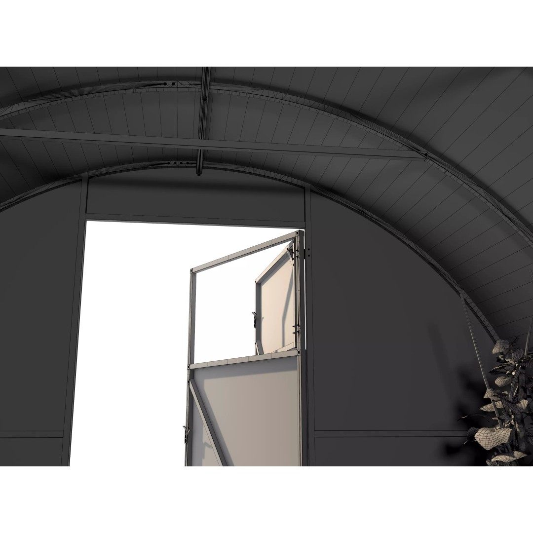 Greenhouse 3D Model – Realistic Exterior Asset, FBX & OBJ