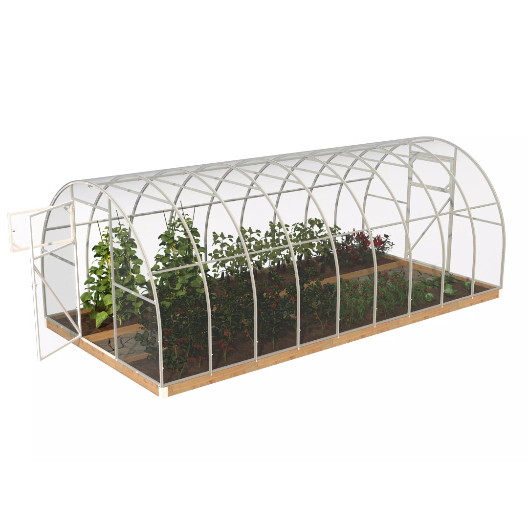 Greenhouse 3D Model – Realistic Exterior Asset, FBX & OBJ - View 11