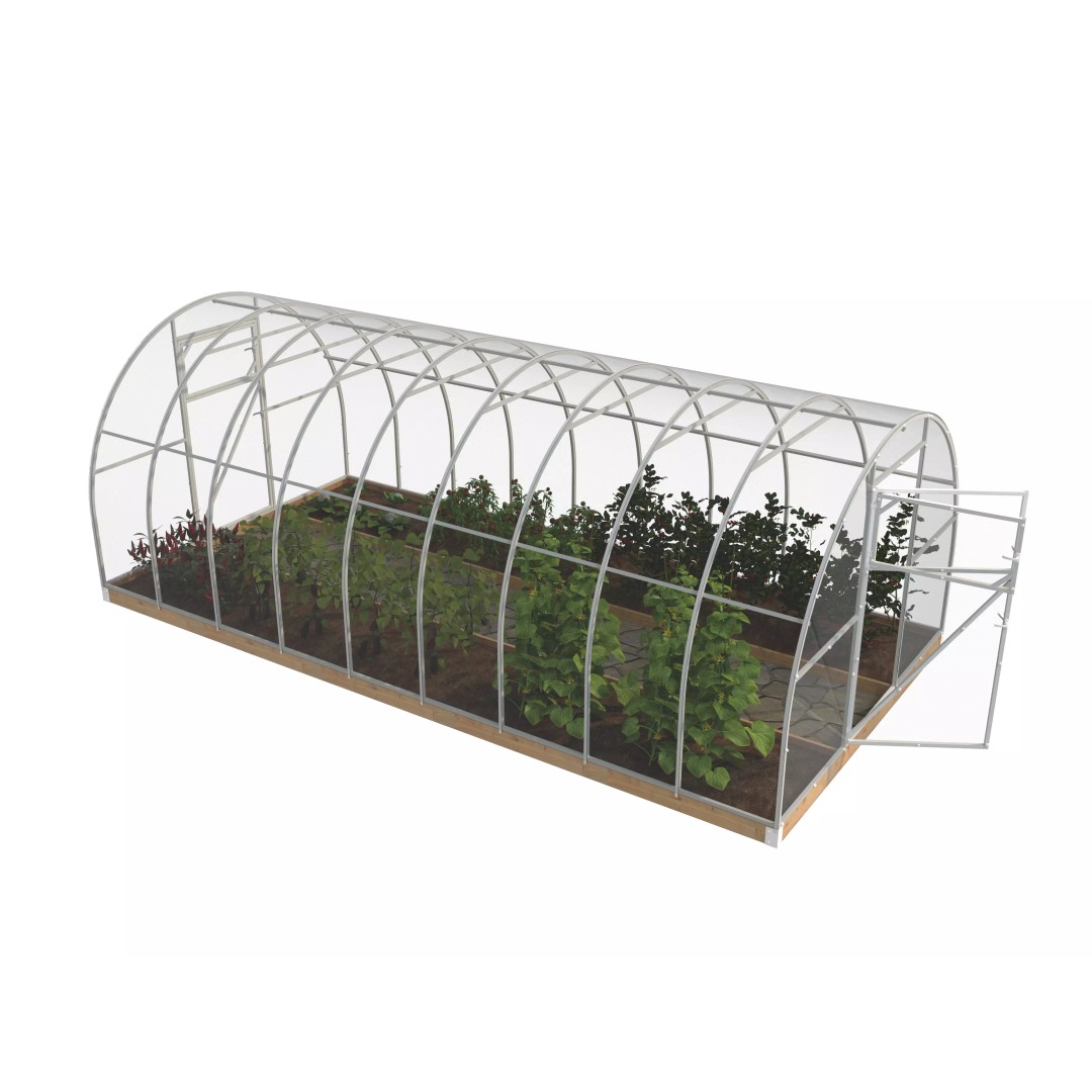 Greenhouse 3D Model – Realistic Exterior Asset, FBX & OBJ - View 12