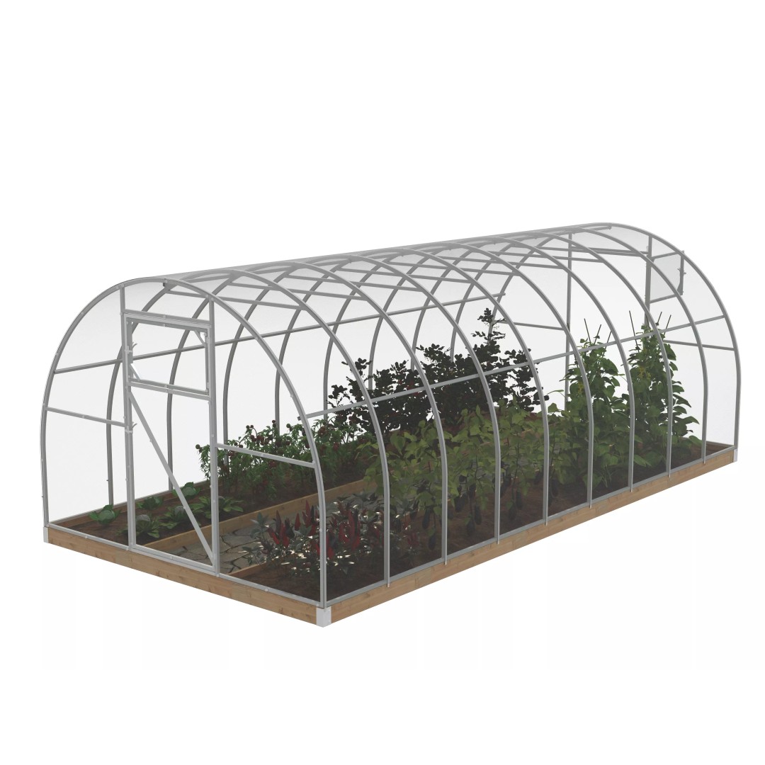Greenhouse 3D Model – Realistic Exterior Asset, FBX & OBJ - View 13