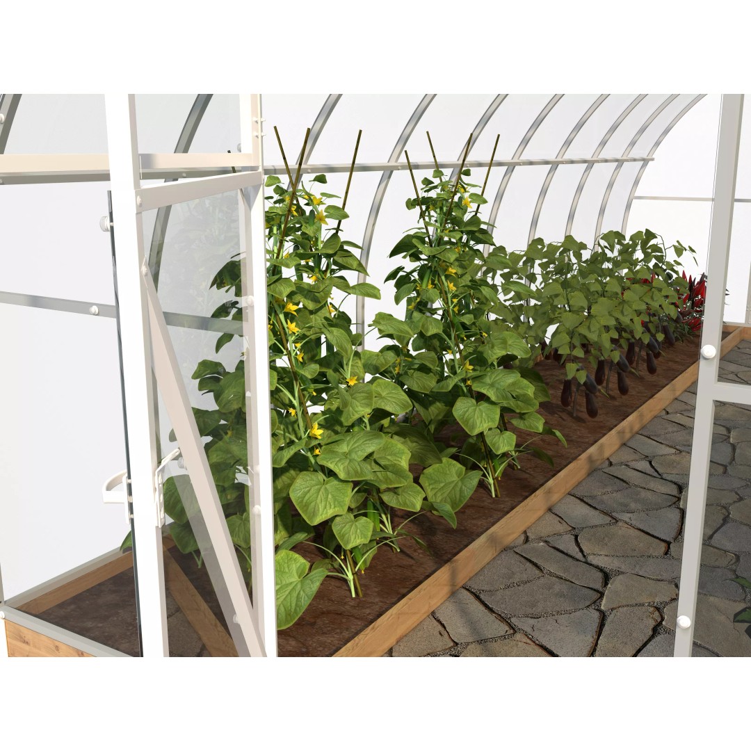 Greenhouse 3D Model – Realistic Exterior Asset, FBX & OBJ - View 19