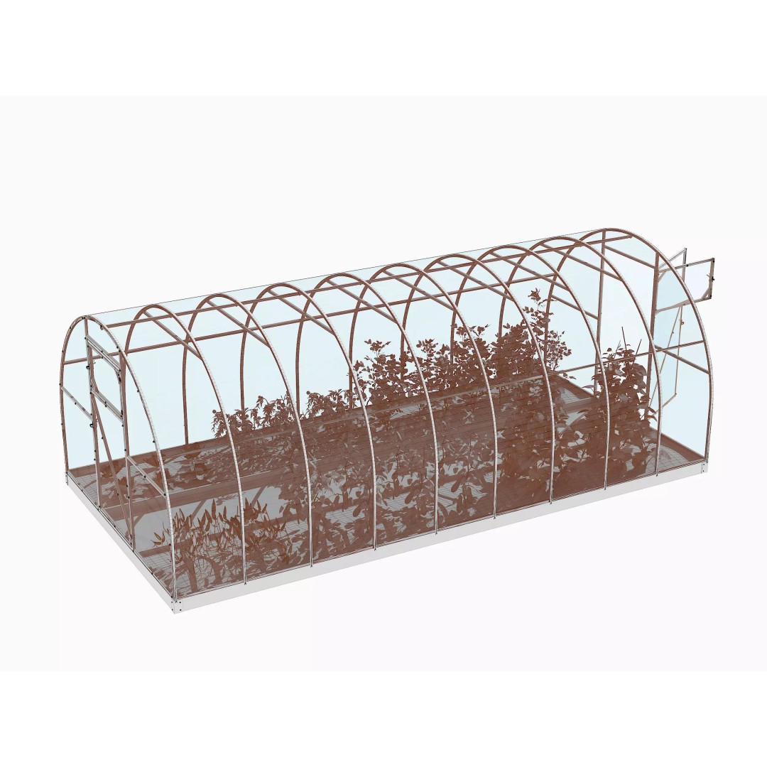 Greenhouse 3D Model – Realistic Exterior Asset, FBX & OBJ - View 23