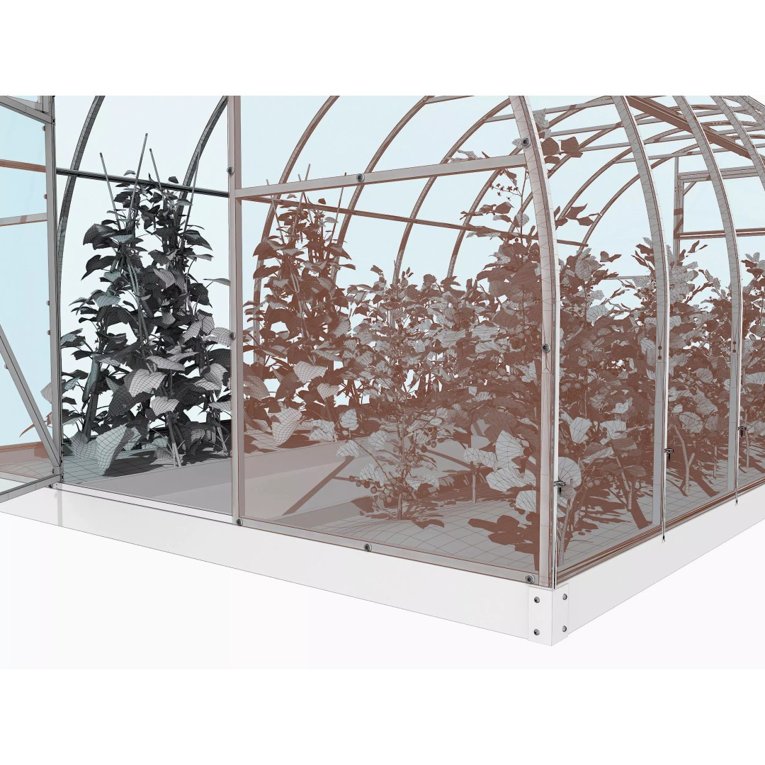Greenhouse 3D Model – Realistic Exterior Asset, FBX & OBJ - View 25