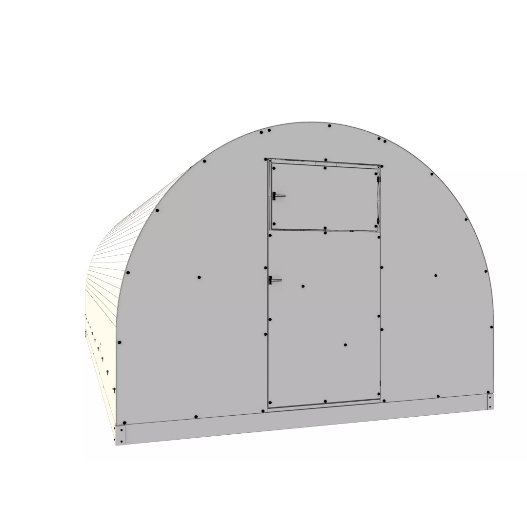 Greenhouse 3D Model – Realistic Exterior Asset, FBX & OBJ - View 33