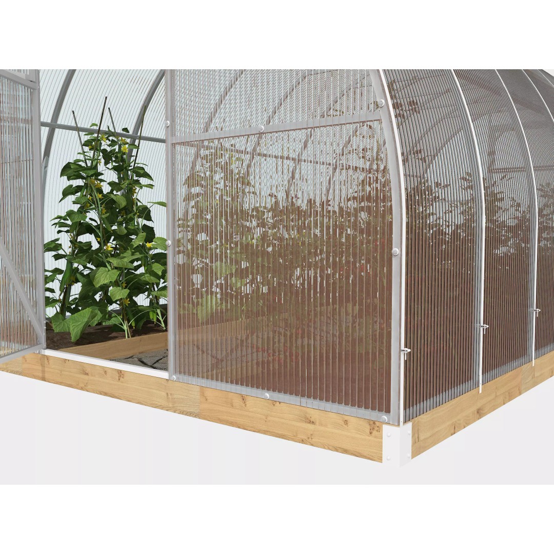 Greenhouse 3D Model – Realistic Exterior Asset, FBX & OBJ - View 4