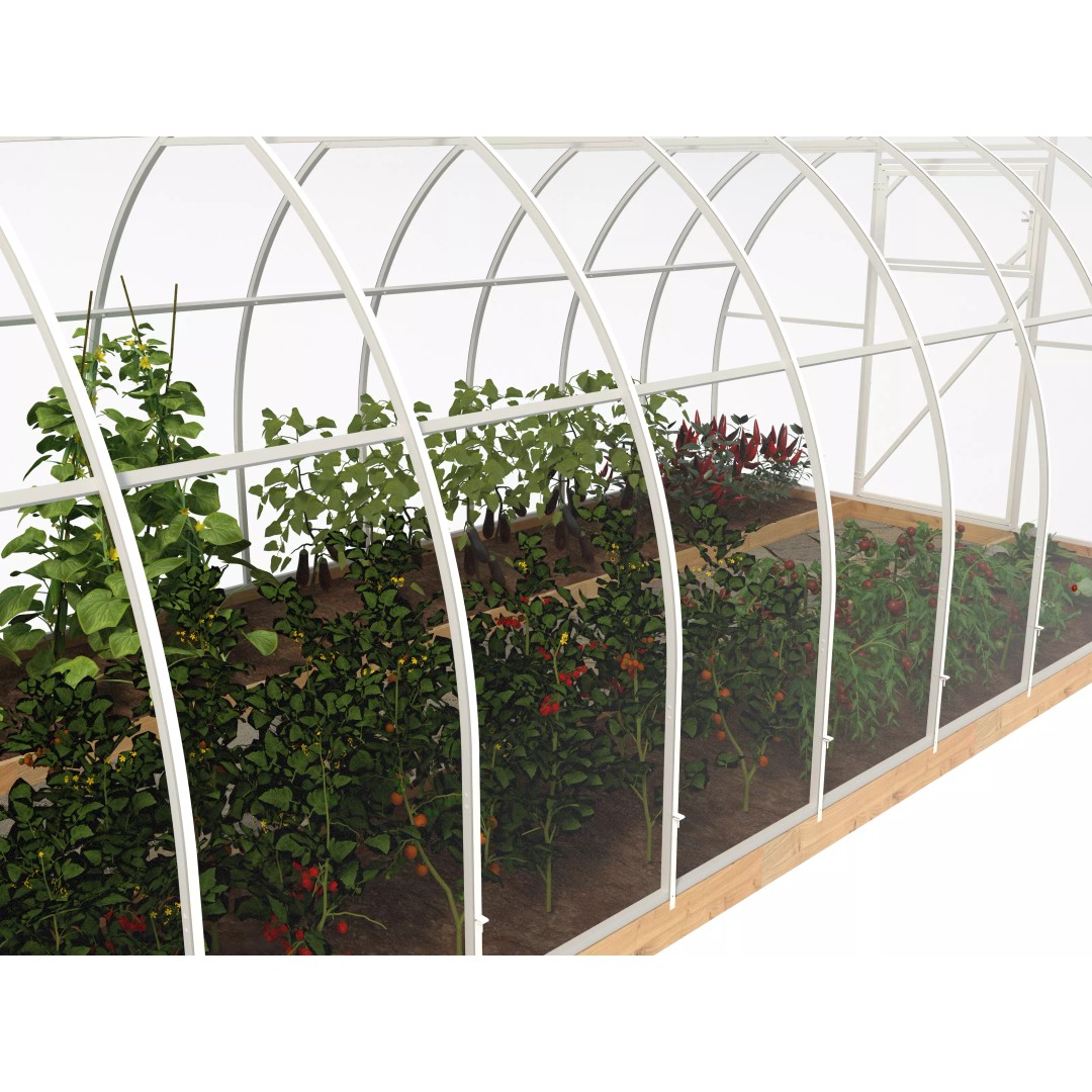 Greenhouse 3D Model – Realistic Exterior Asset, FBX & OBJ - View 7