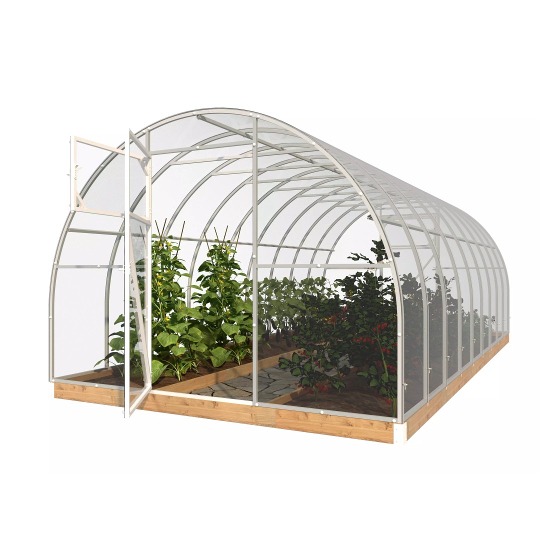 Greenhouse 3D Model – Realistic Exterior Asset, FBX & OBJ - View 9