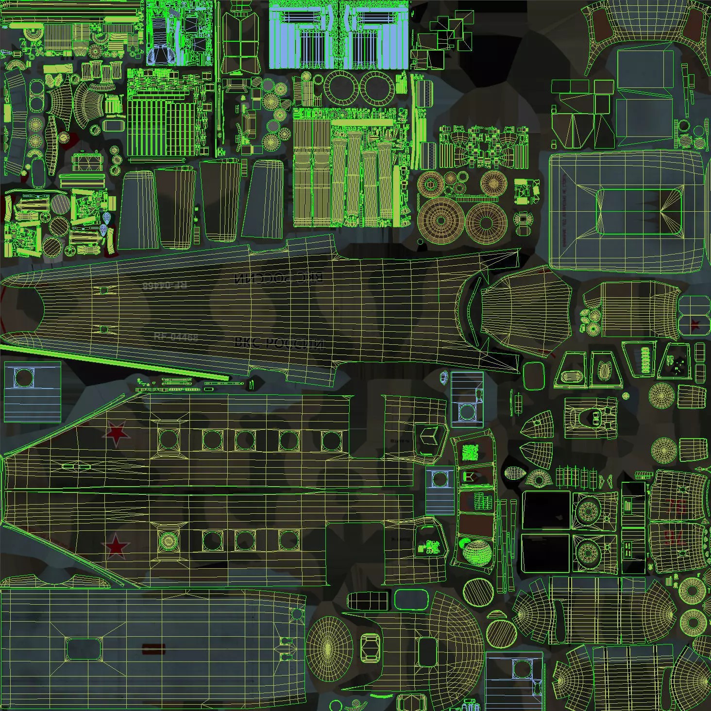 Mi-8 MTV-5 Helicopter - Game-Ready 3D Model - View 27