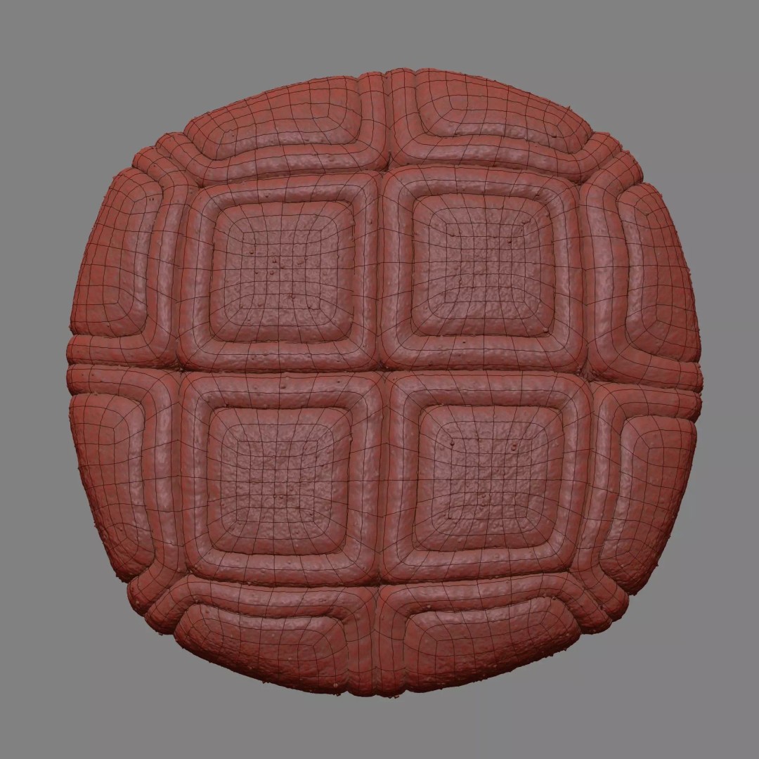 Acacia Pollen Grain 3D Model – Detailed SEM-Style Visualization, FBX