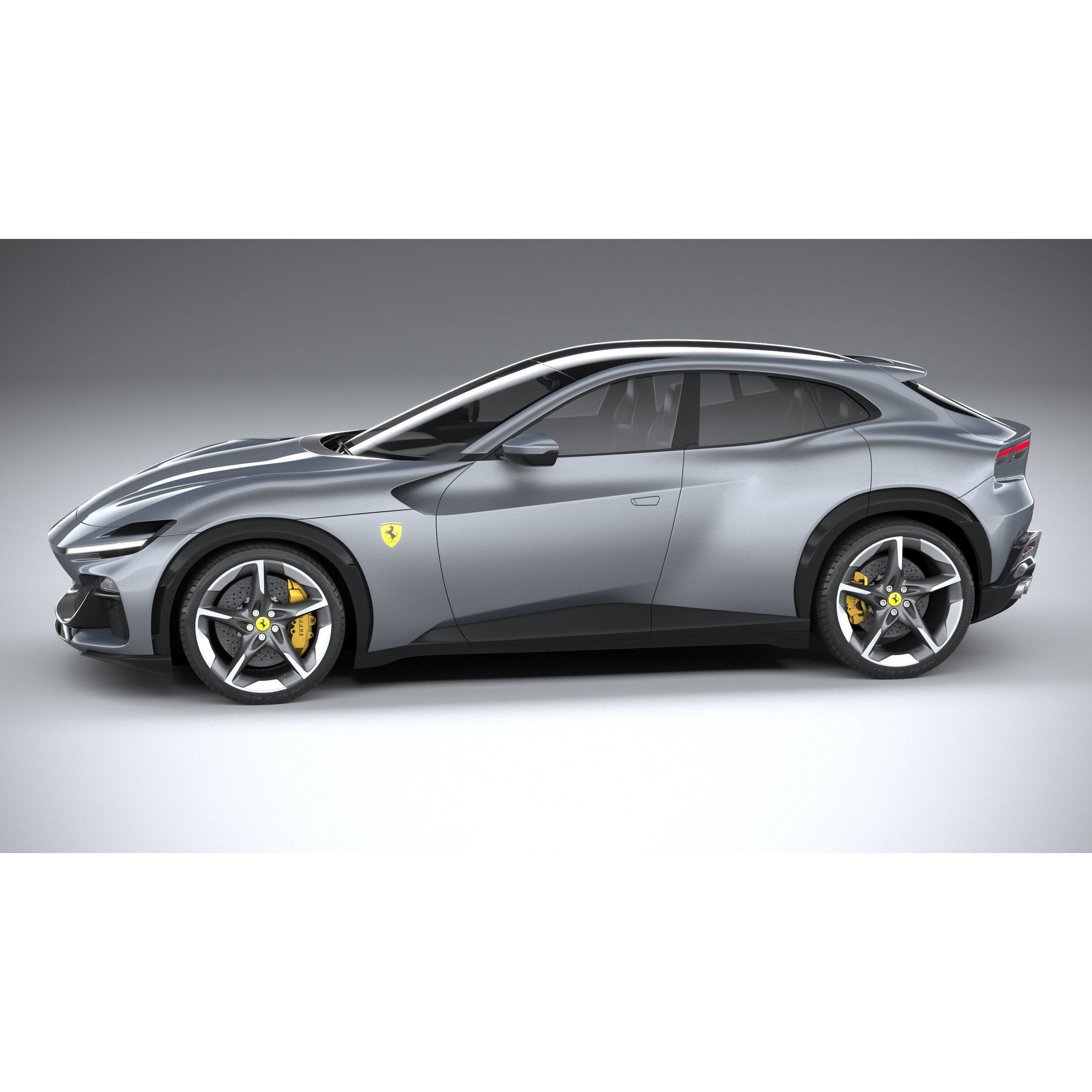 Ferrari Purosangue 2023 - High-Poly 3D Model - View 10