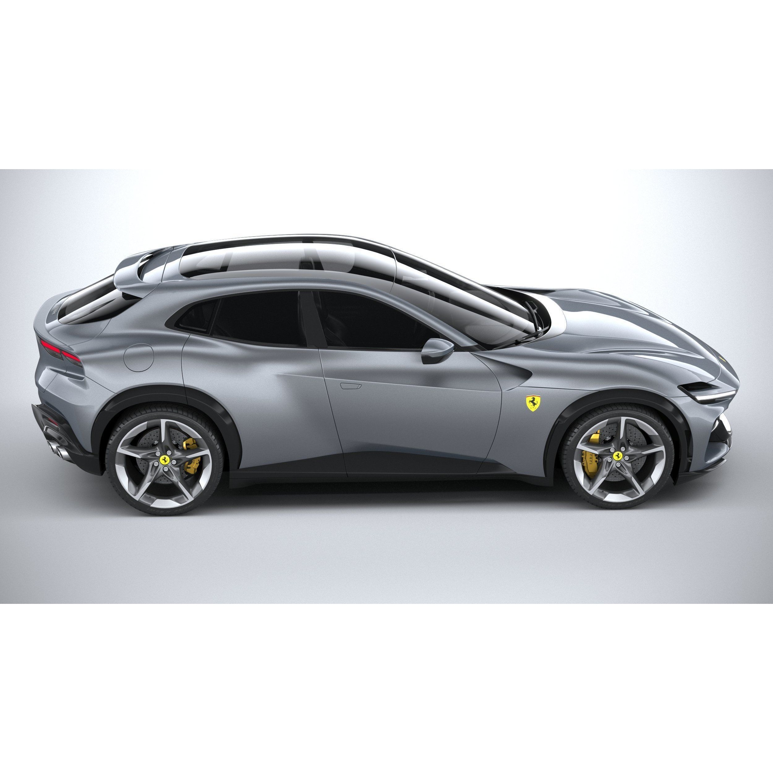Ferrari Purosangue 2023 - High-Poly 3D Model - View 13