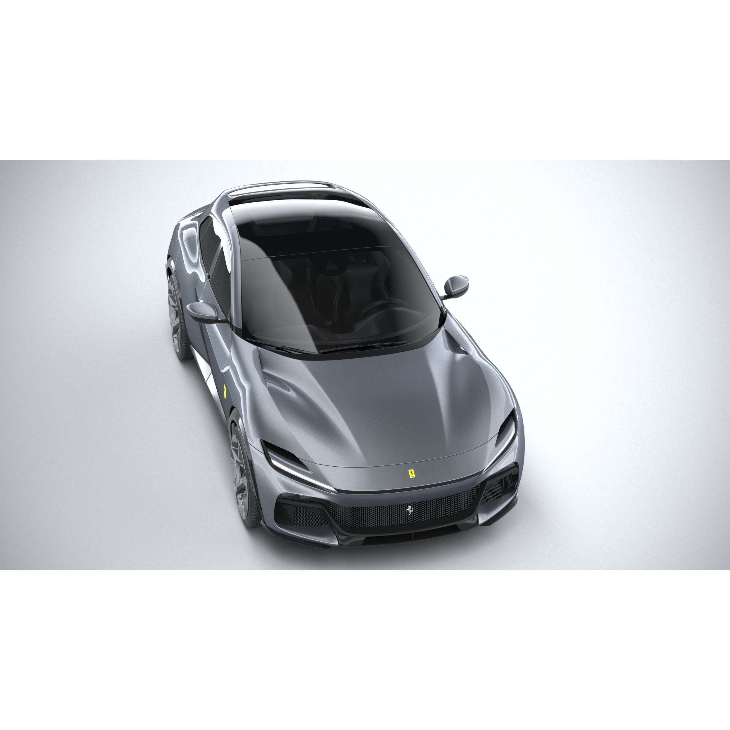 Ferrari Purosangue 2023 - High-Poly 3D Model - View 14