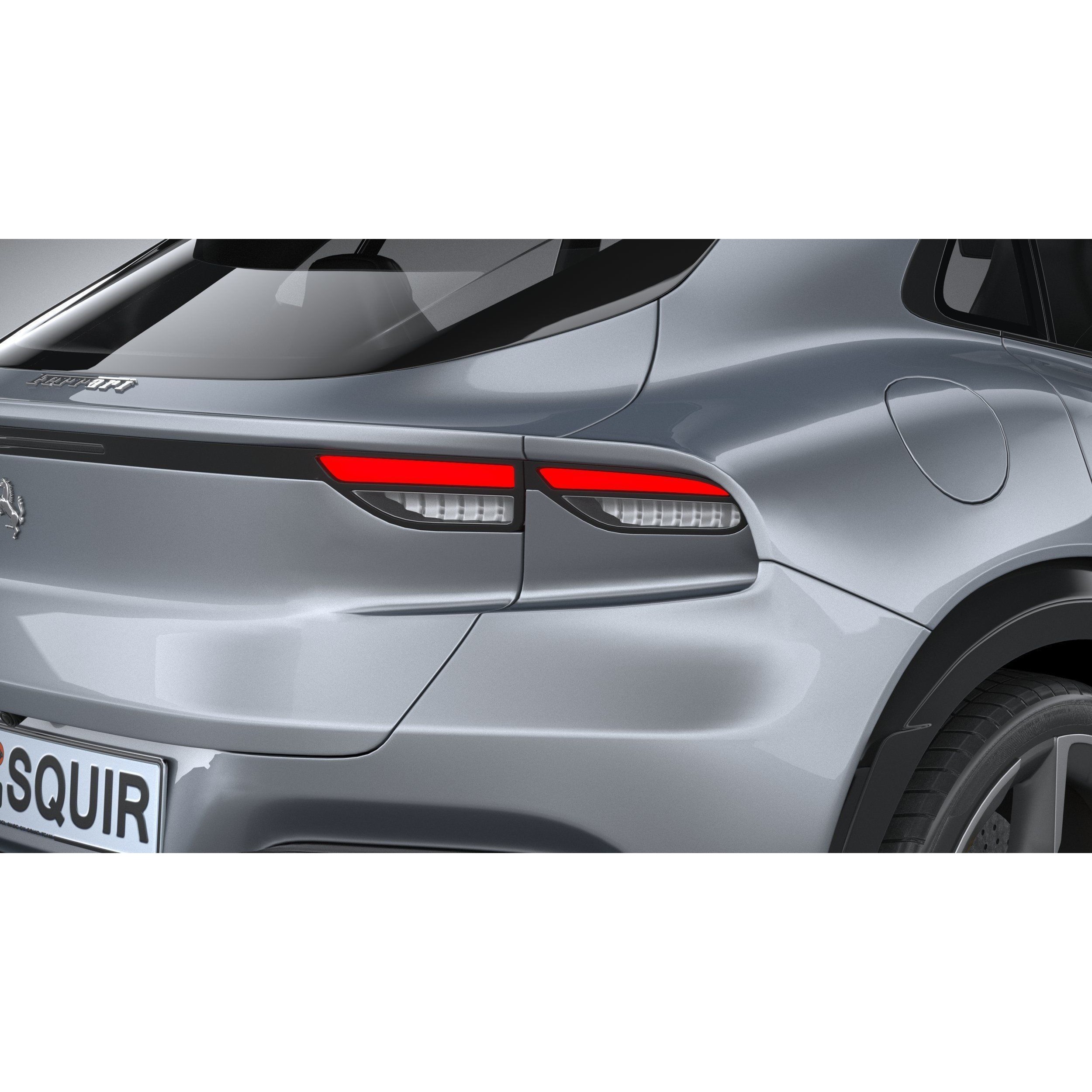 Ferrari Purosangue 2023 - High-Poly 3D Model - View 20