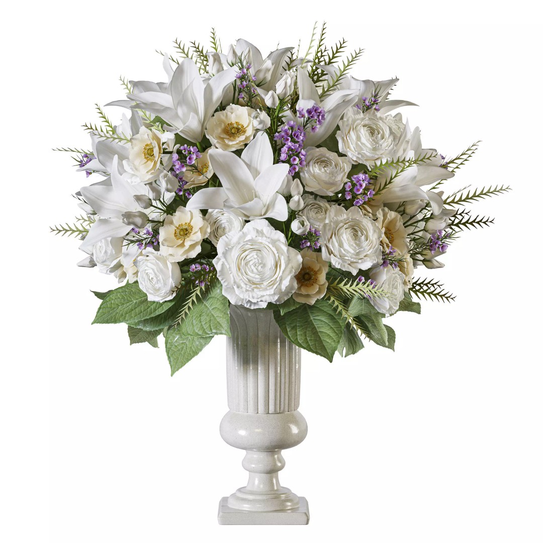 Flower Set 128 3D Model – High Poly Bouquet with FBX & OBJ Formats - View 2