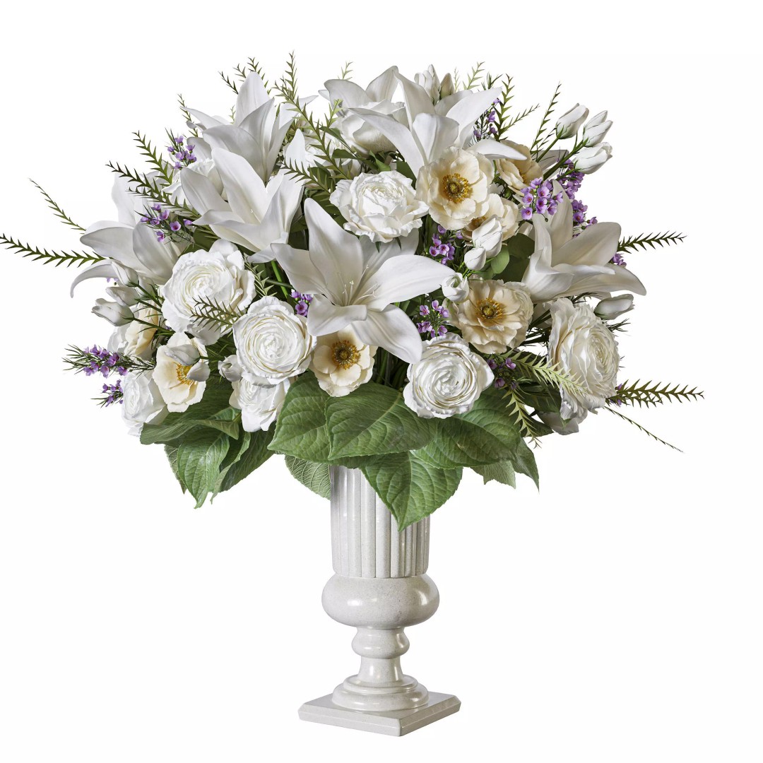 Flower Set 128 3D Model – High Poly Bouquet with FBX & OBJ Formats - View 6