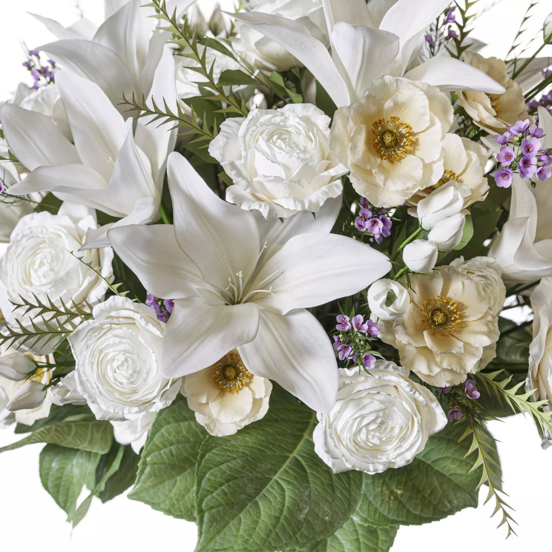 Flower Set 128 3D Model – High Poly Bouquet with FBX & OBJ Formats - View 7