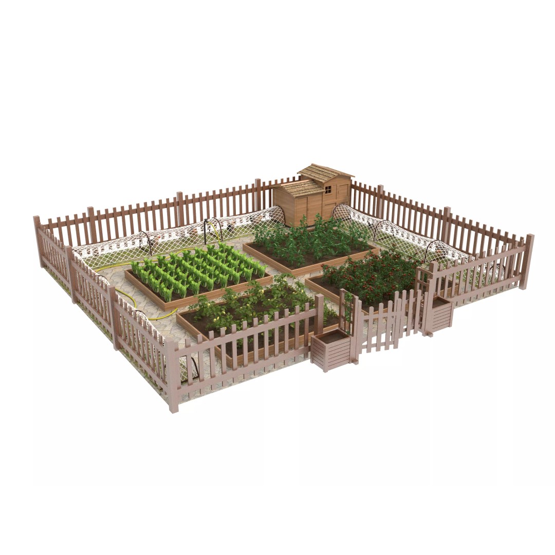 Edible Vegetable 3D Model – Realistic Game-Ready Asset, FBX & OBJ - View 3