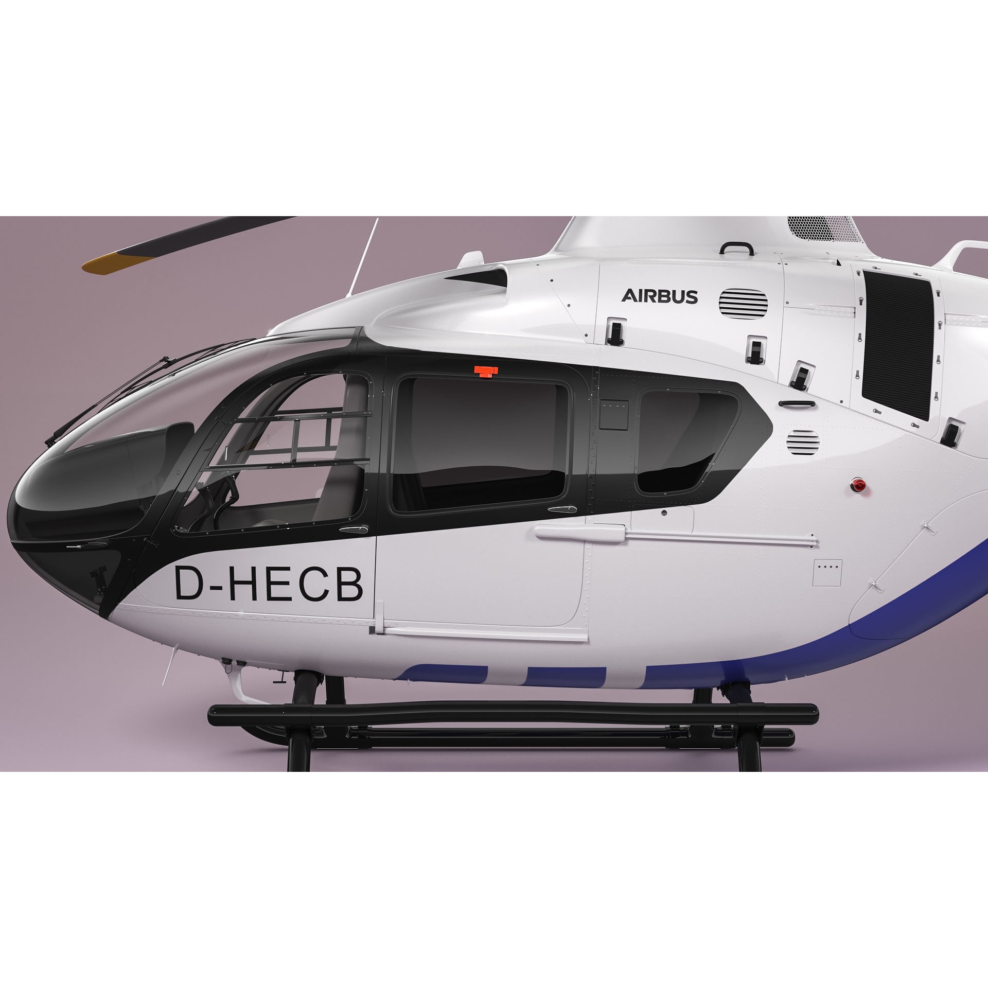 Airbus Helicopter H135 - Game-Ready 3D Model - View 12