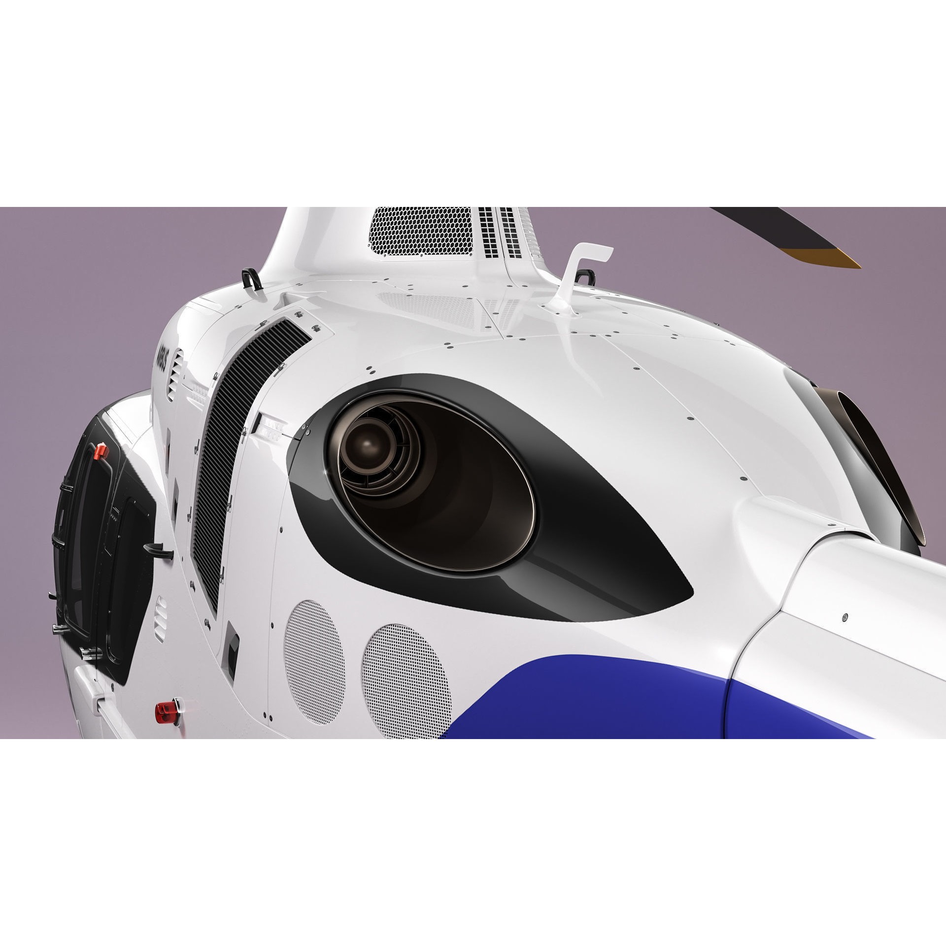 Airbus Helicopter H135 - Game-Ready 3D Model - View 14