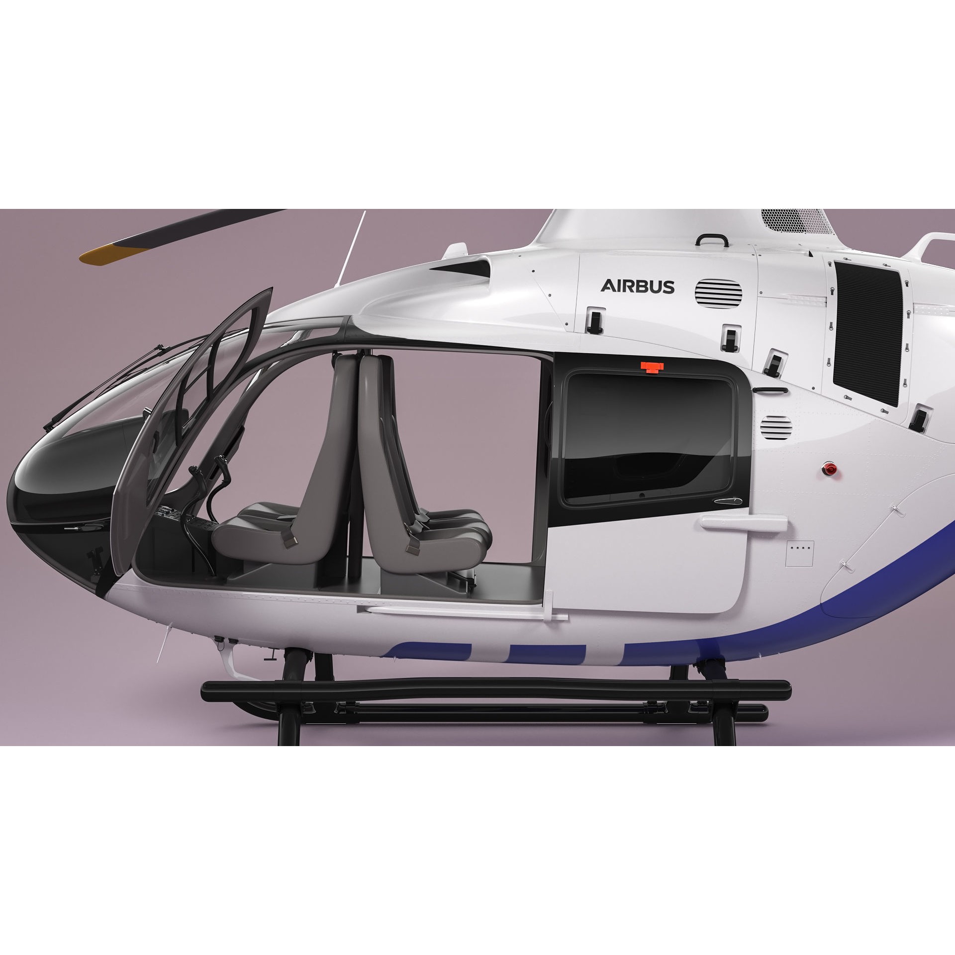 Airbus Helicopter H135 - Game-Ready 3D Model - View 16