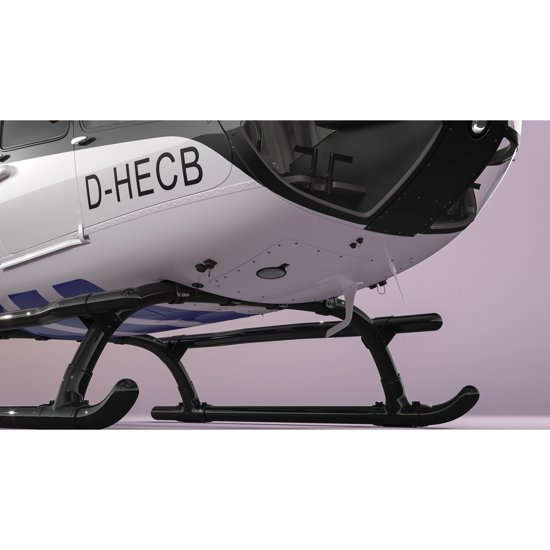 Airbus Helicopter H135 - Game-Ready 3D Model - View 22