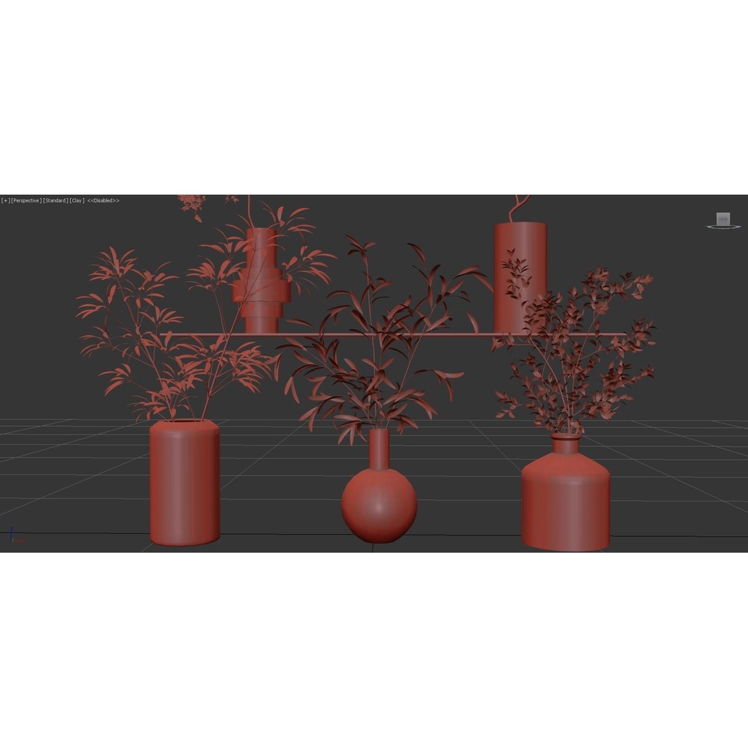 Indoor Plants 3D Model – High Poly PBR Asset, OBJ & 3Dmax - View 16