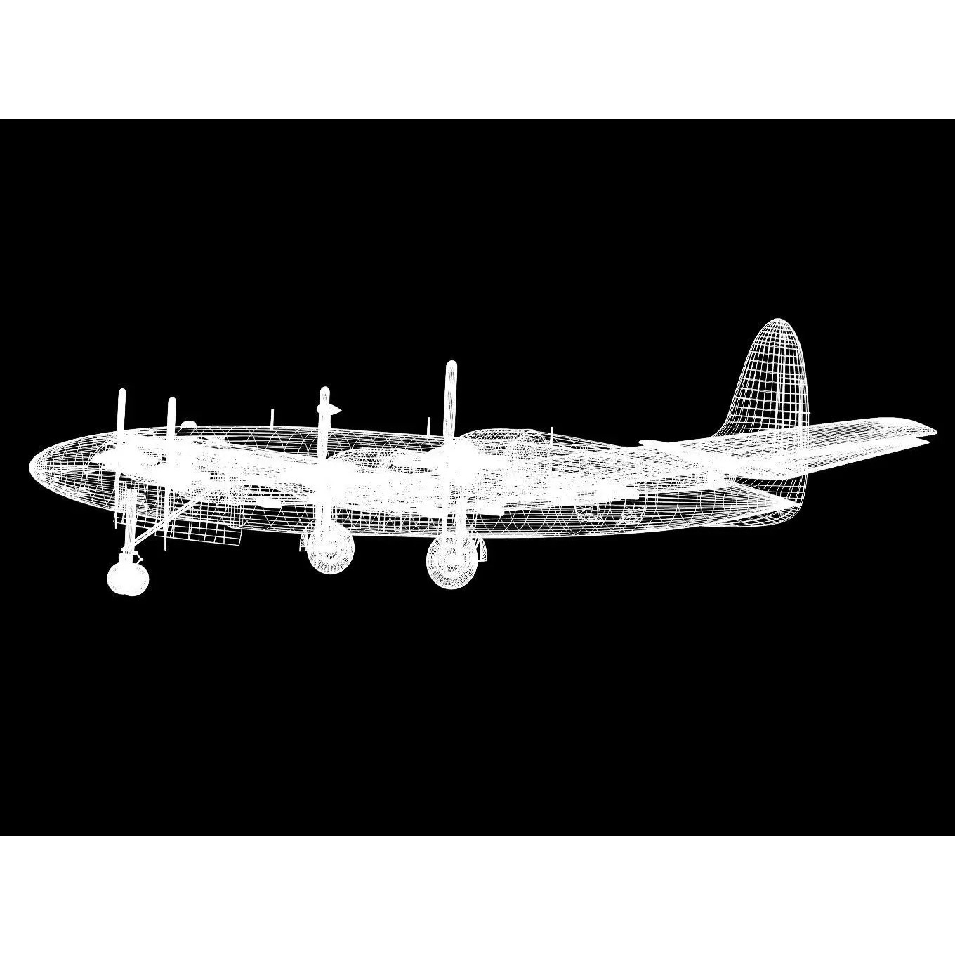 Republic XF-12 Rainbow - 3D Model