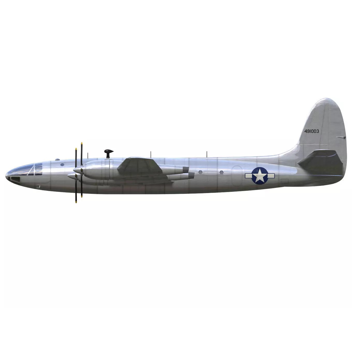 Republic XF-12 Rainbow - 3D Model - View 10