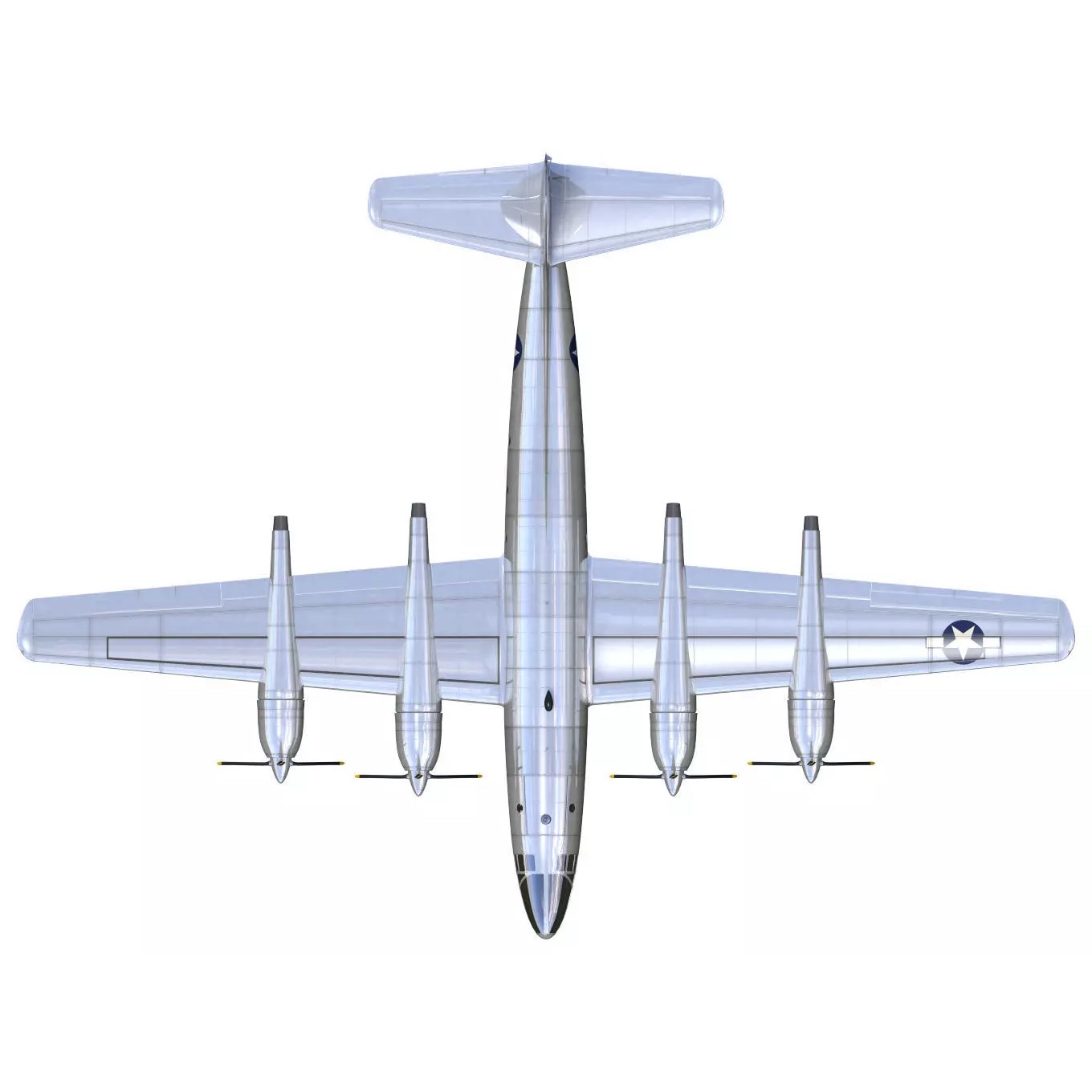 Republic XF-12 Rainbow - 3D Model - View 13