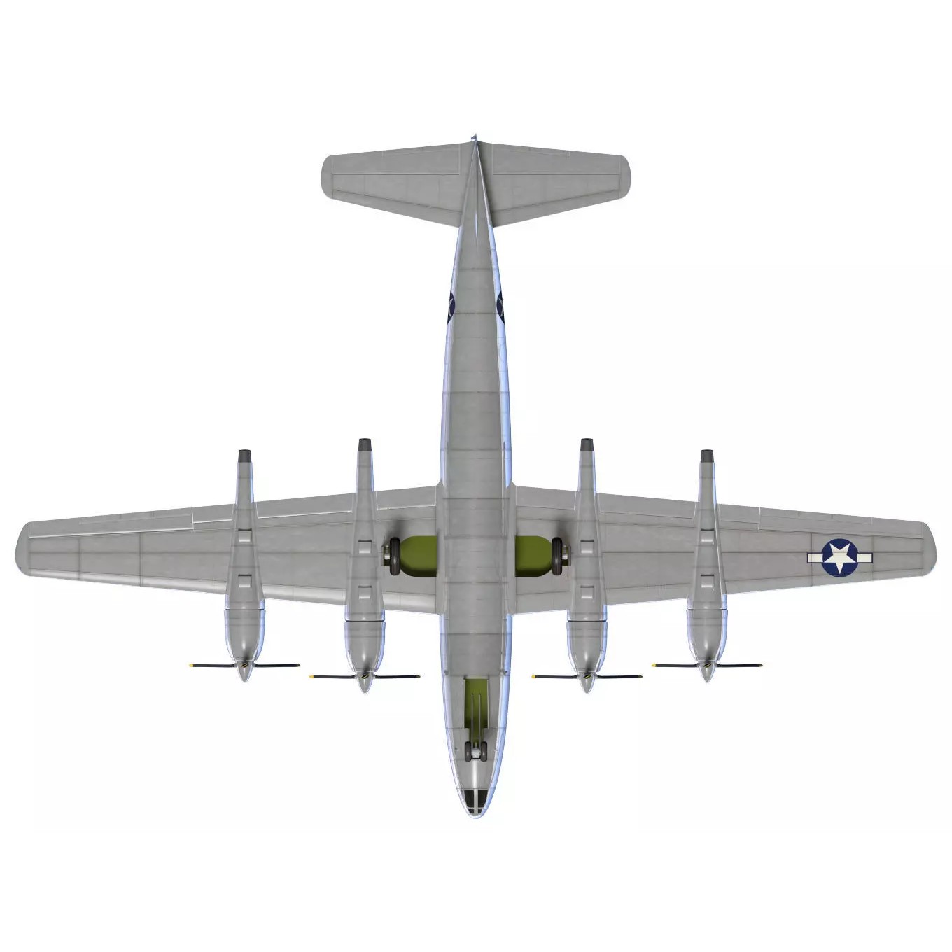 Republic XF-12 Rainbow - 3D Model - View 15
