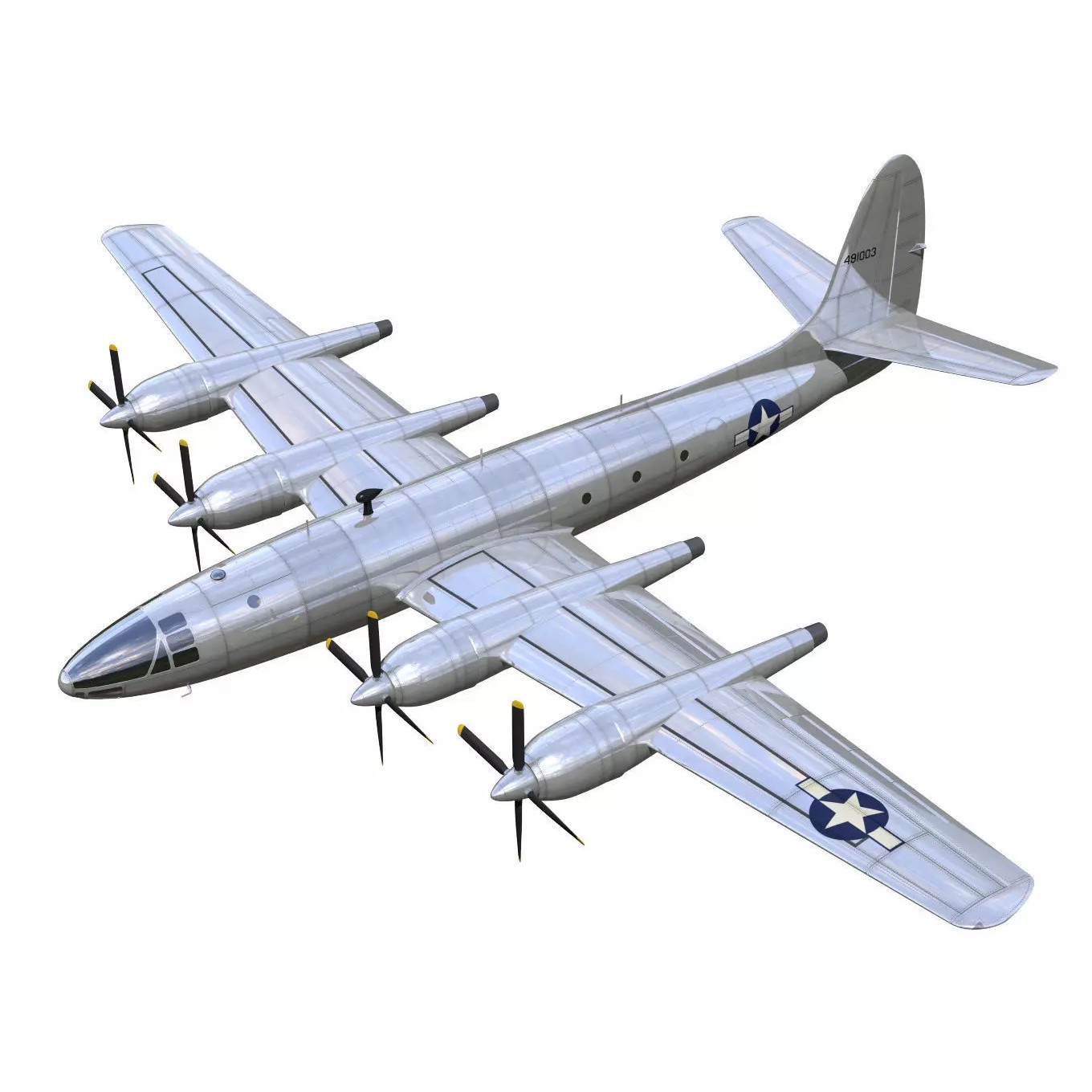 Republic XF-12 Rainbow - 3D Model - View 2