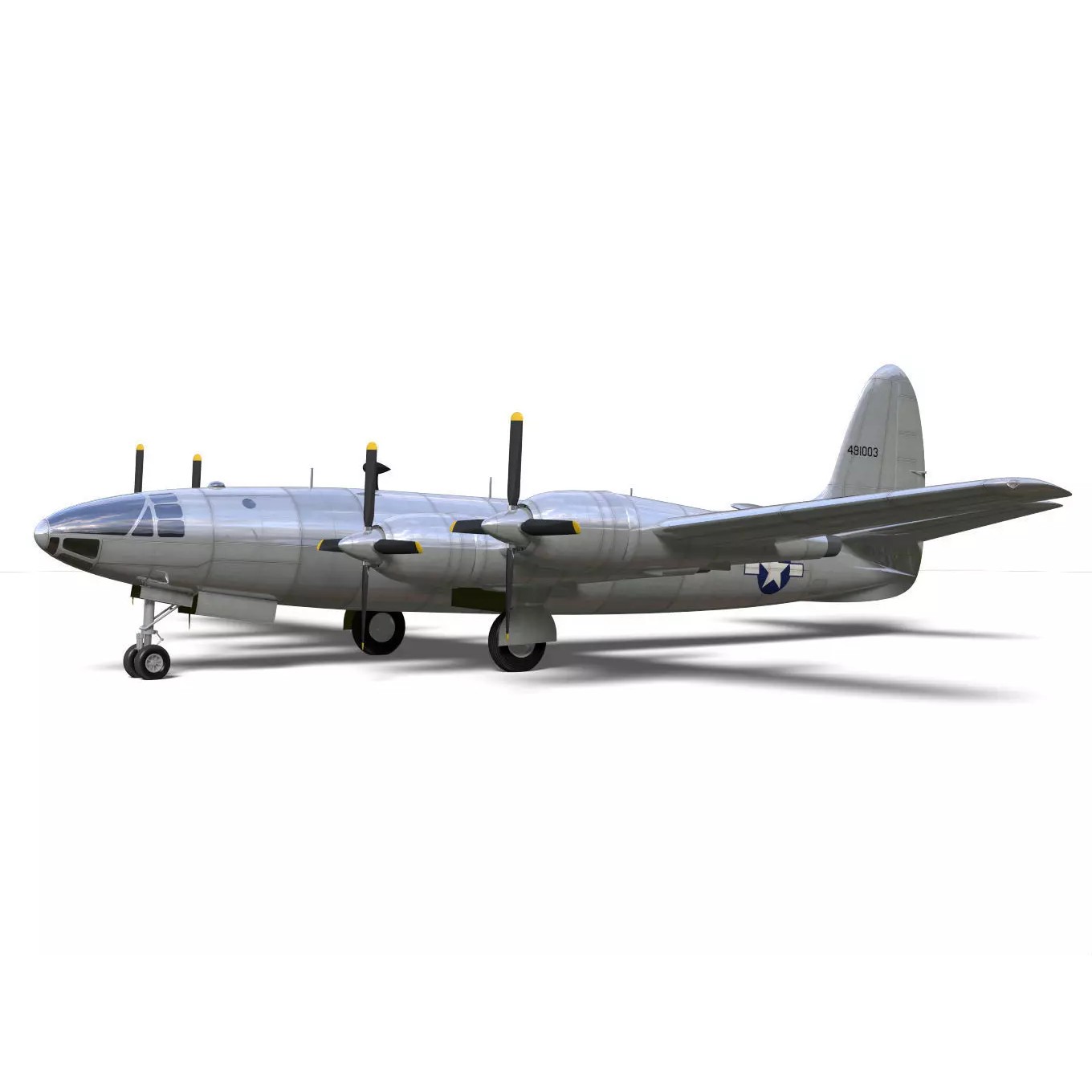Republic XF-12 Rainbow - 3D Model - View 7