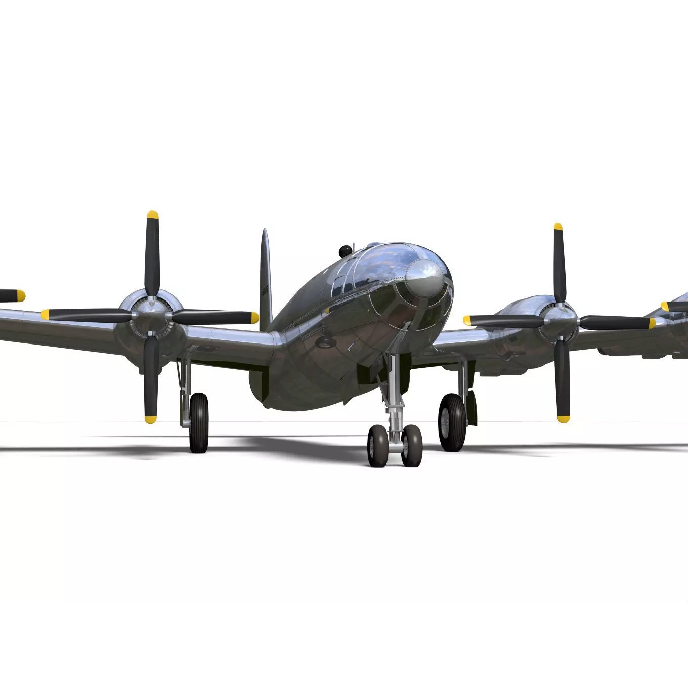Republic XF-12 Rainbow - 3D Model - View 9