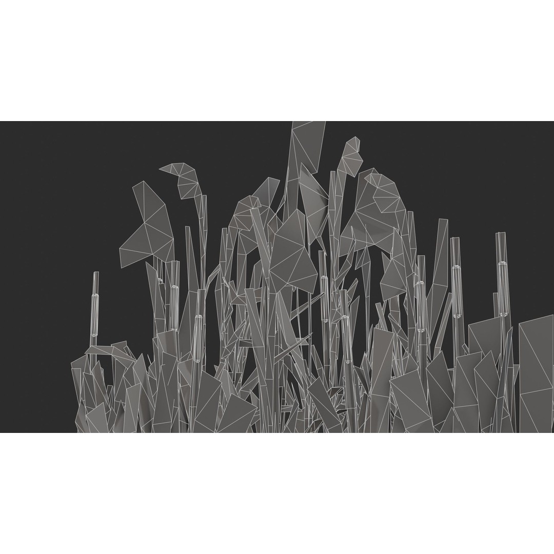 Modular Wetland Plants 3D Model – Low Poly Game Asset, FBX & OBJ