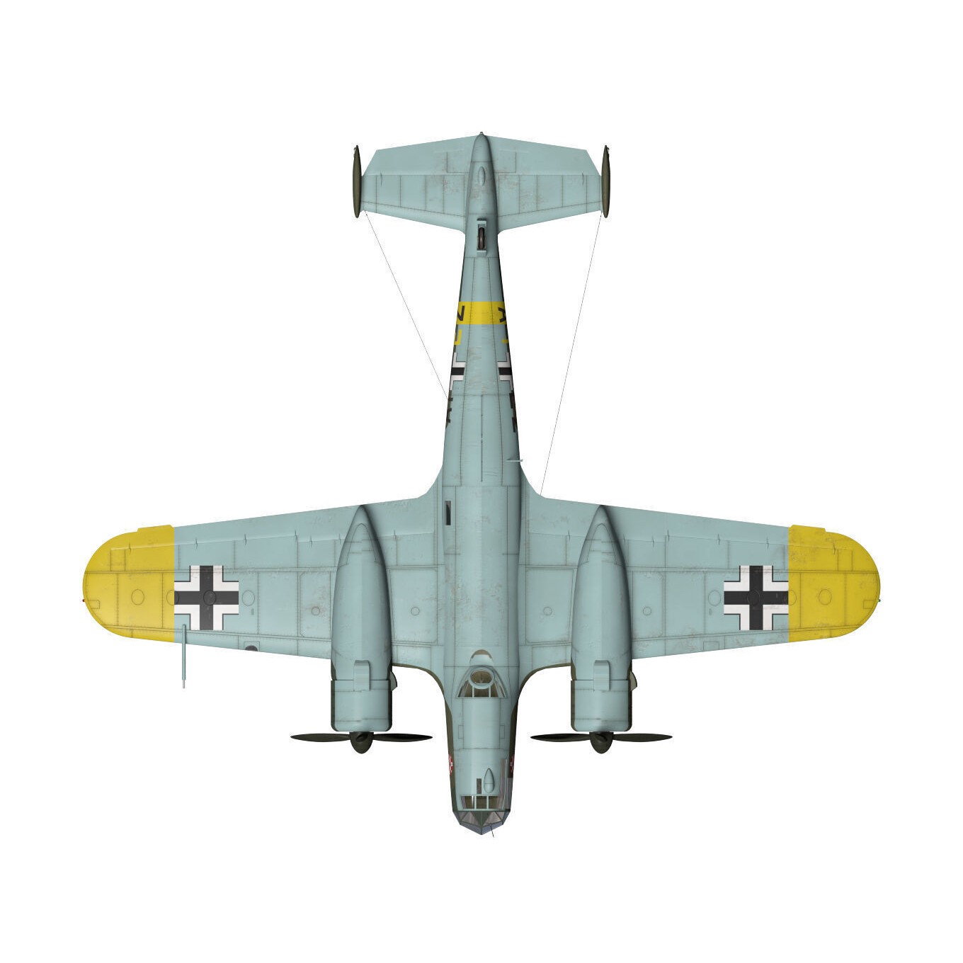 Dornier Do17 Z-2 - Detailed 3D Model - View 16