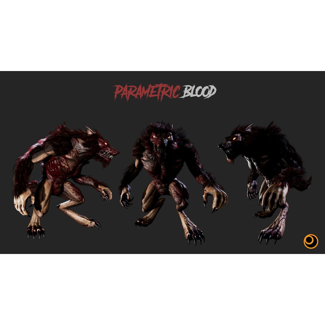 Savage Werewolf 3D Model – Rigged Low-Poly Game Asset, FBX - View 14