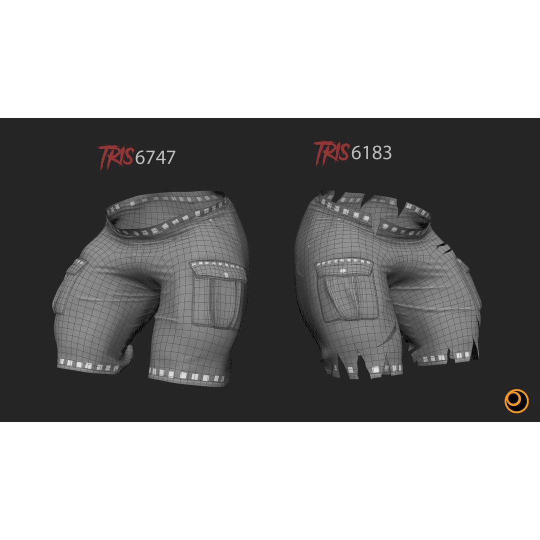 Savage Werewolf 3D Model – Rigged Low-Poly Game Asset, FBX - View 22