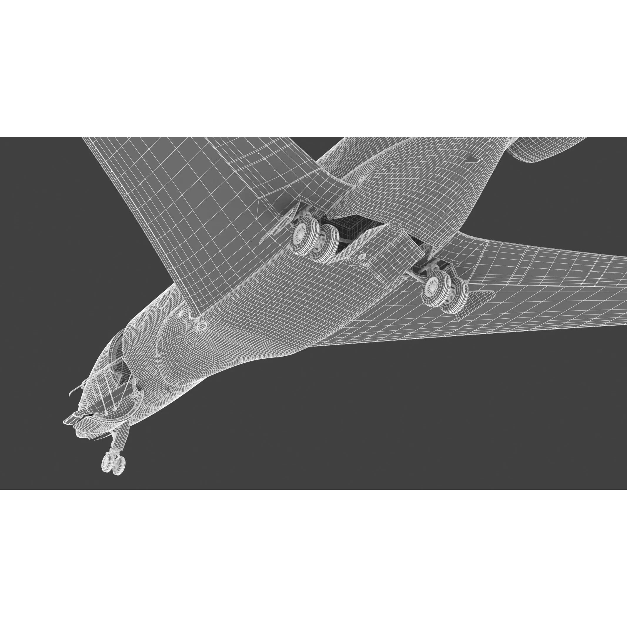 Gulfstream G800 - High-Poly Subdivision-Ready 3D Model