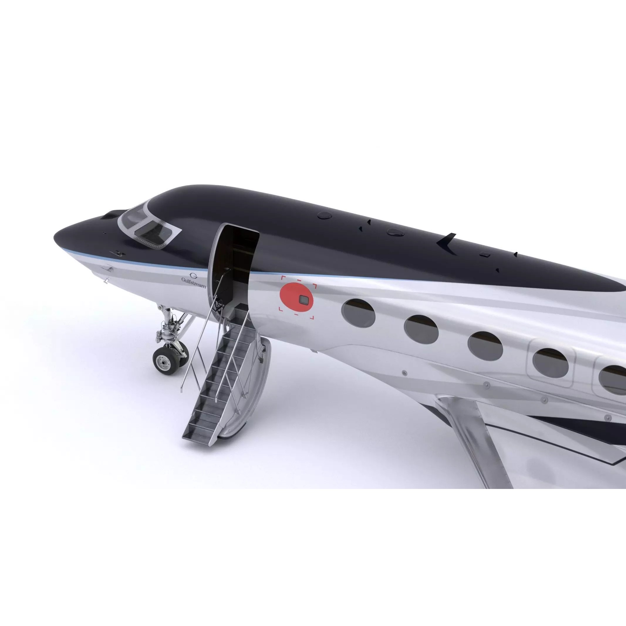 Gulfstream G800 - High-Poly Subdivision-Ready 3D Model - View 10