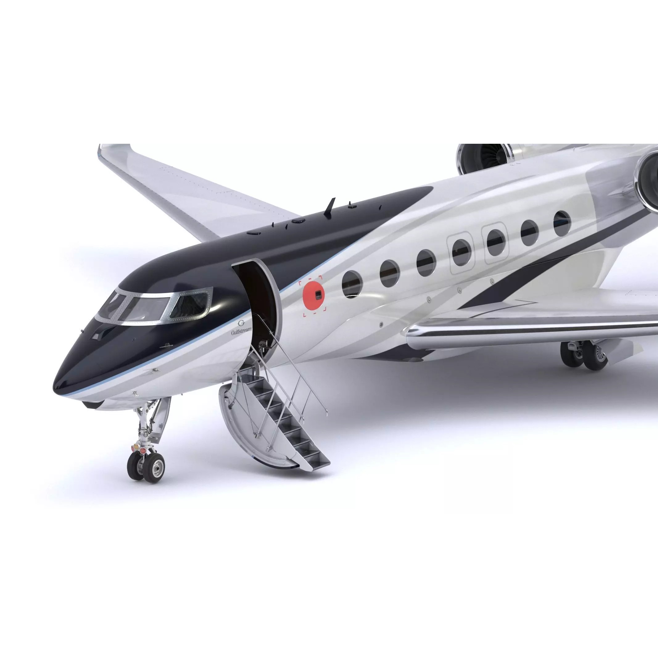 Gulfstream G800 - High-Poly Subdivision-Ready 3D Model - View 20