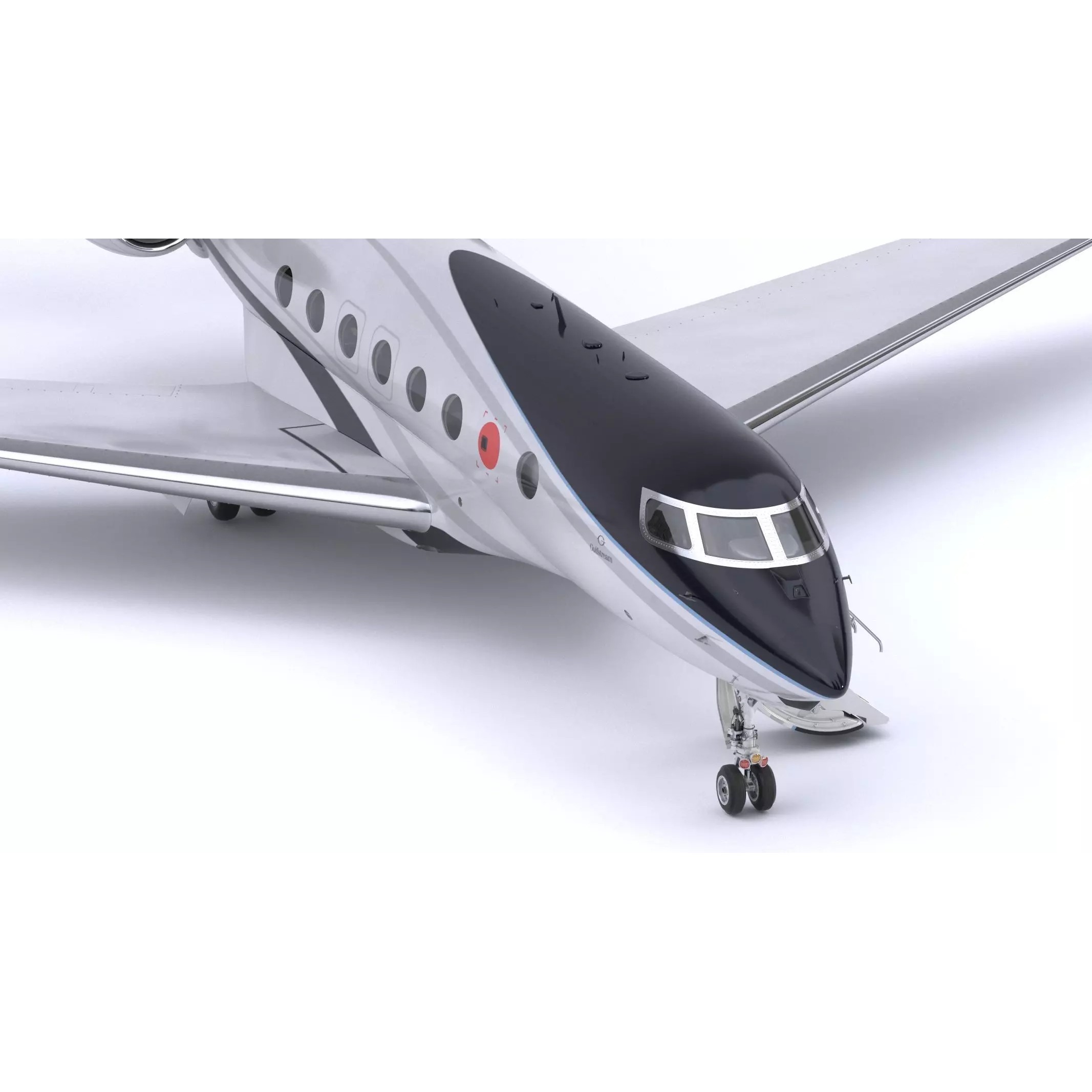 Gulfstream G800 - High-Poly Subdivision-Ready 3D Model - View 31