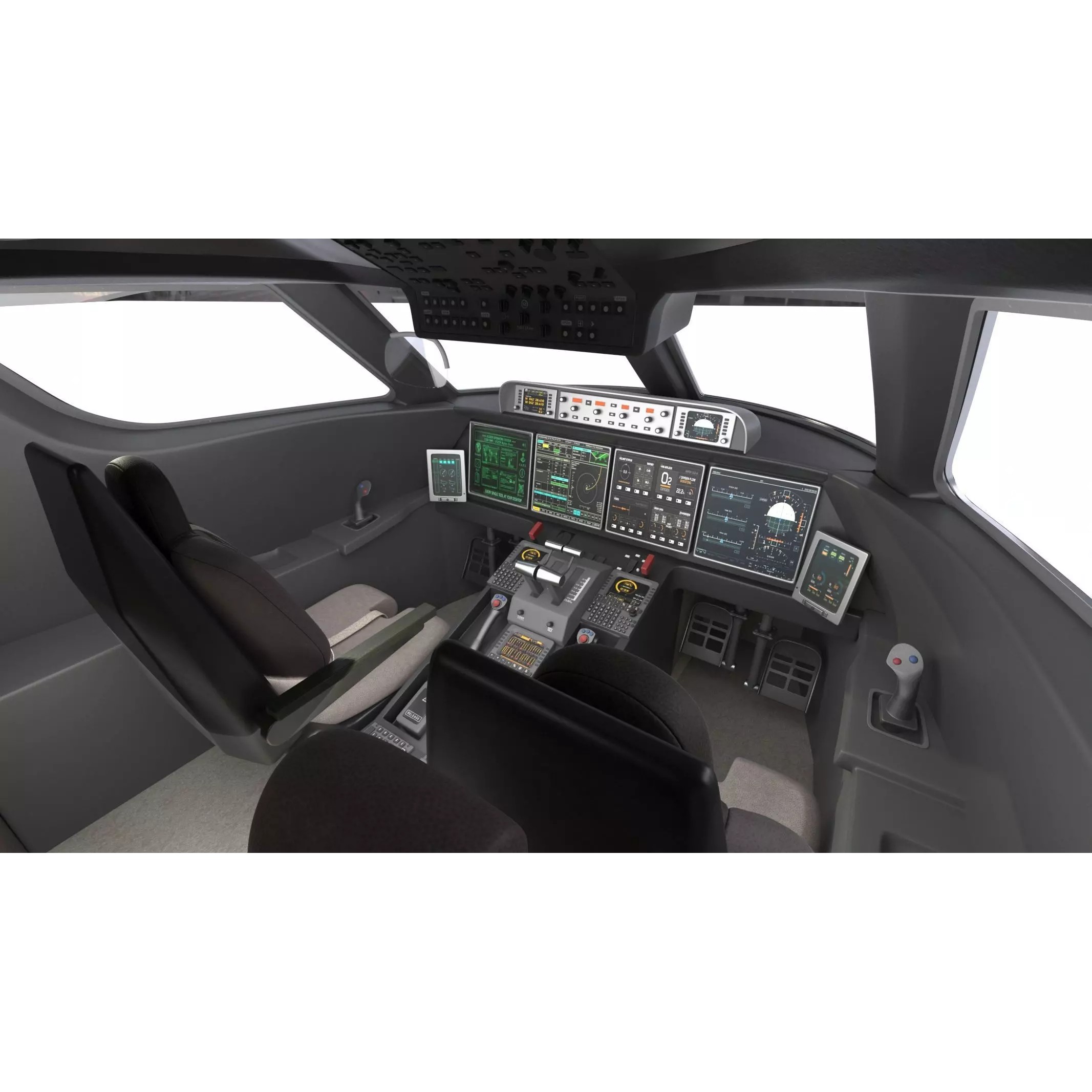 Gulfstream G800 - High-Poly Subdivision-Ready 3D Model - View 38