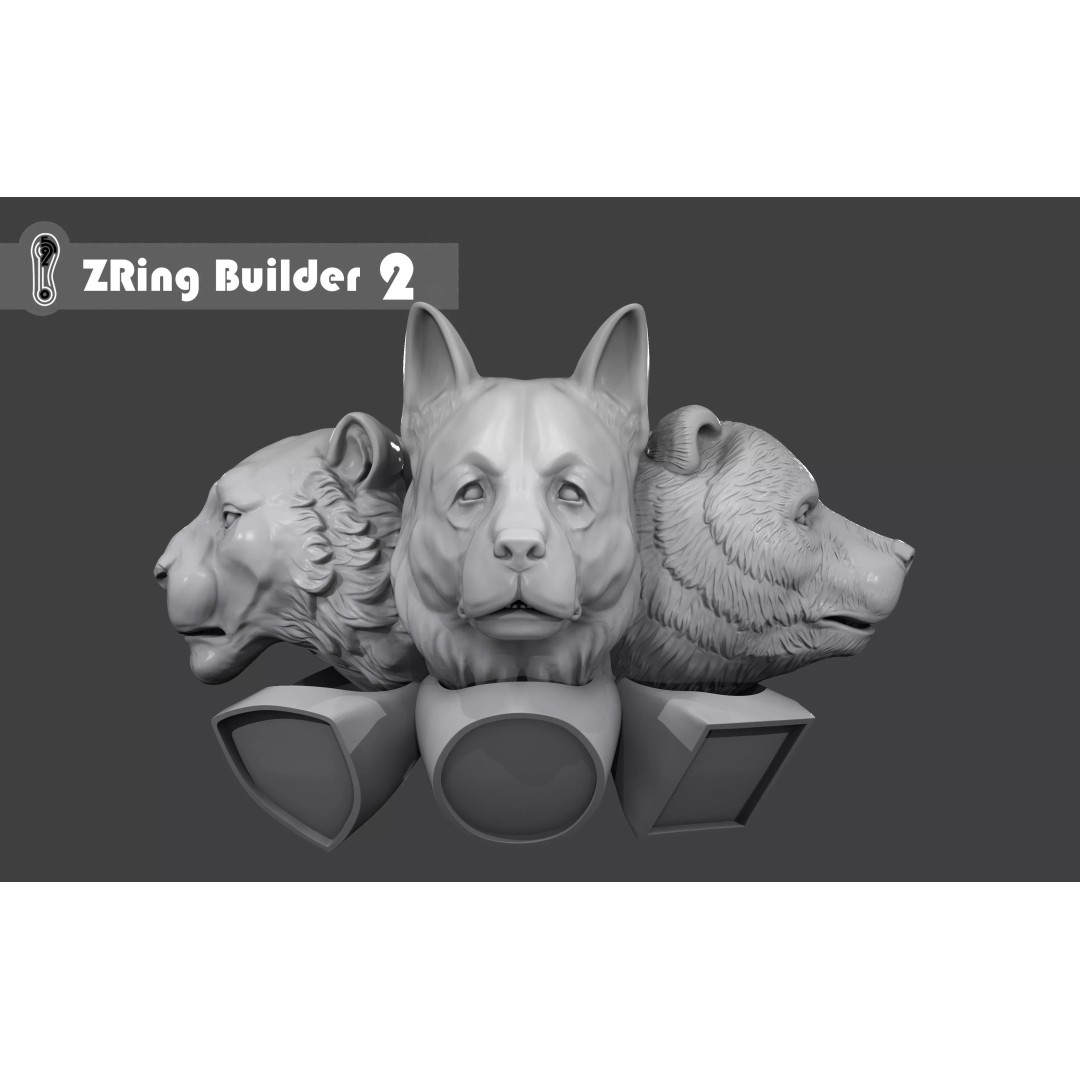 ZRing Builder 2 3D Model – ZBrush Plugin for Jewelry Design - View 2