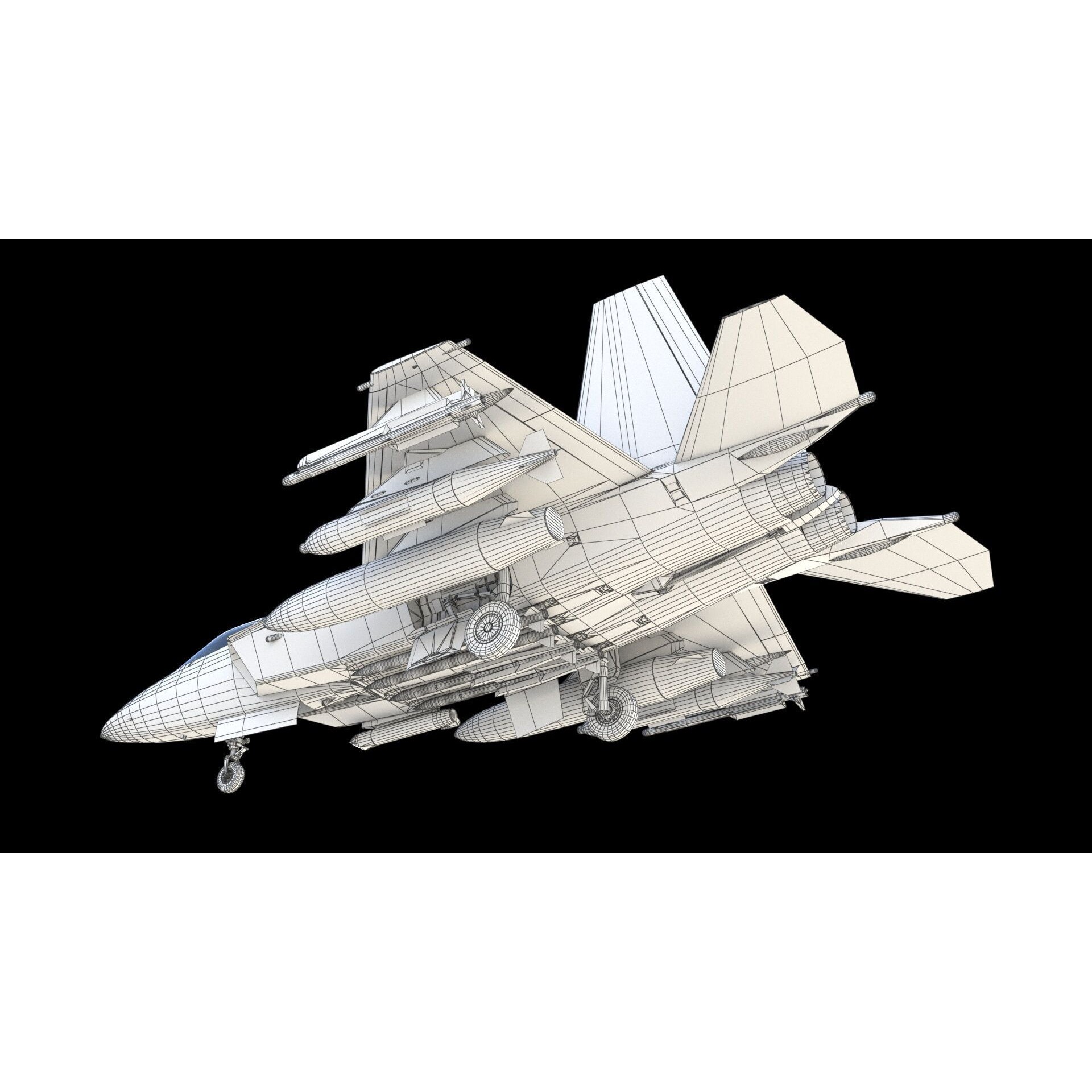 KAI KF-21 Boramae - Game-Ready 3D Model
