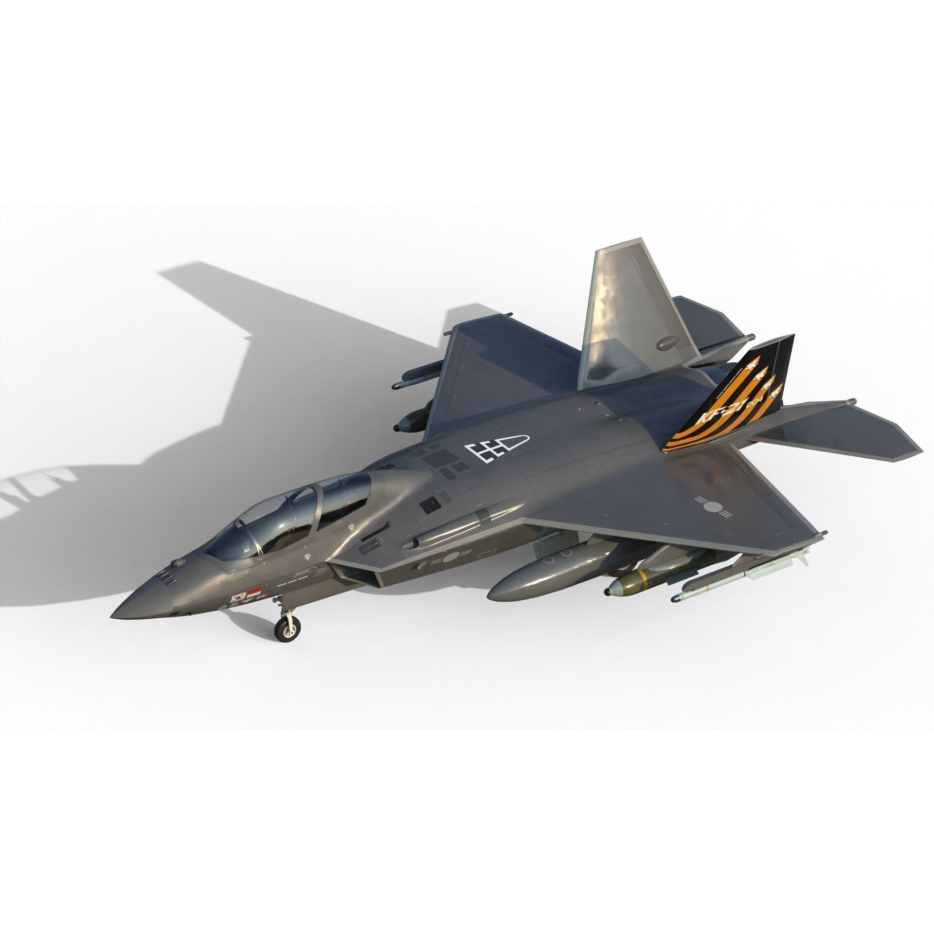 KAI KF-21 Boramae - Game-Ready 3D Model - View 18
