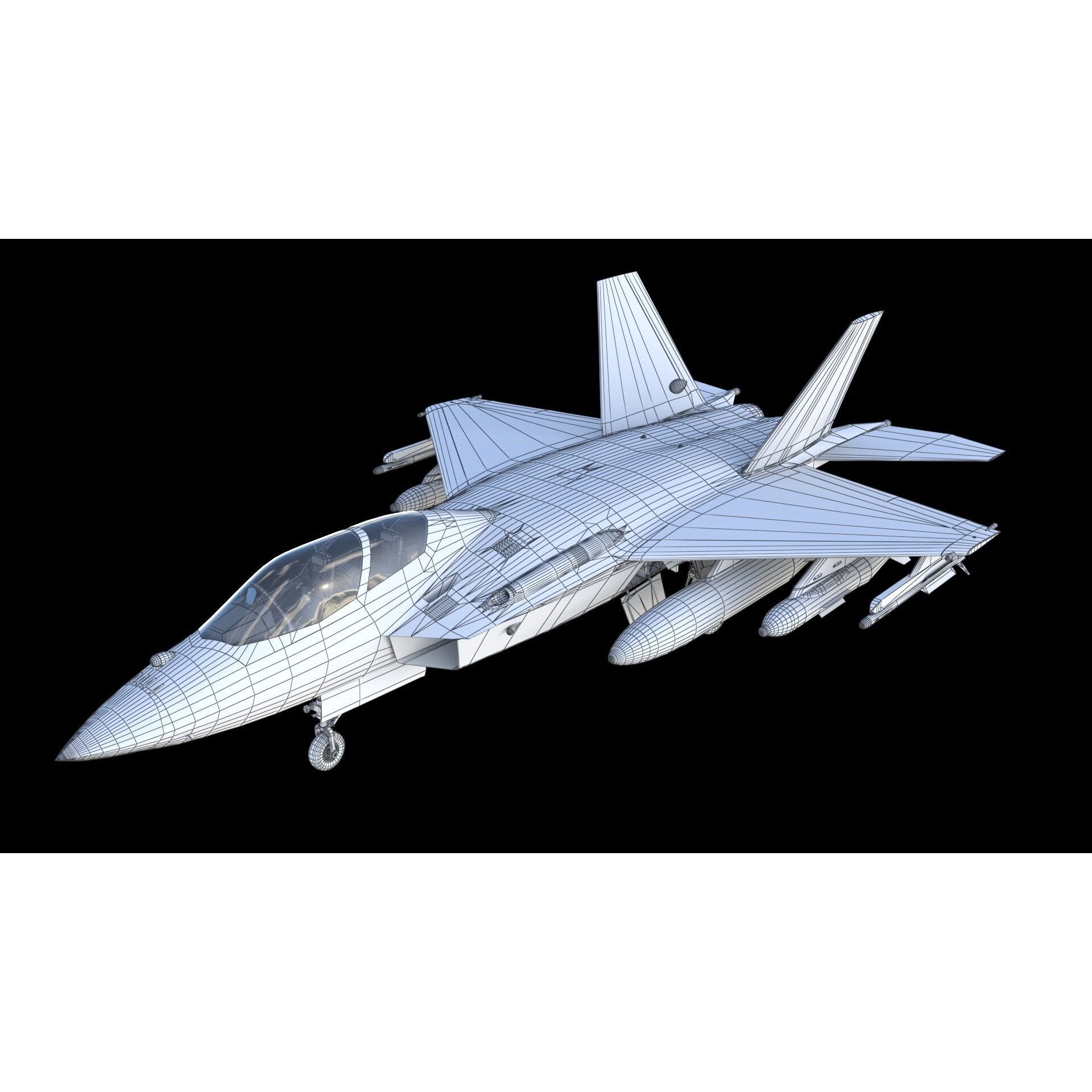 KAI KF-21 Boramae - Game-Ready 3D Model - View 25