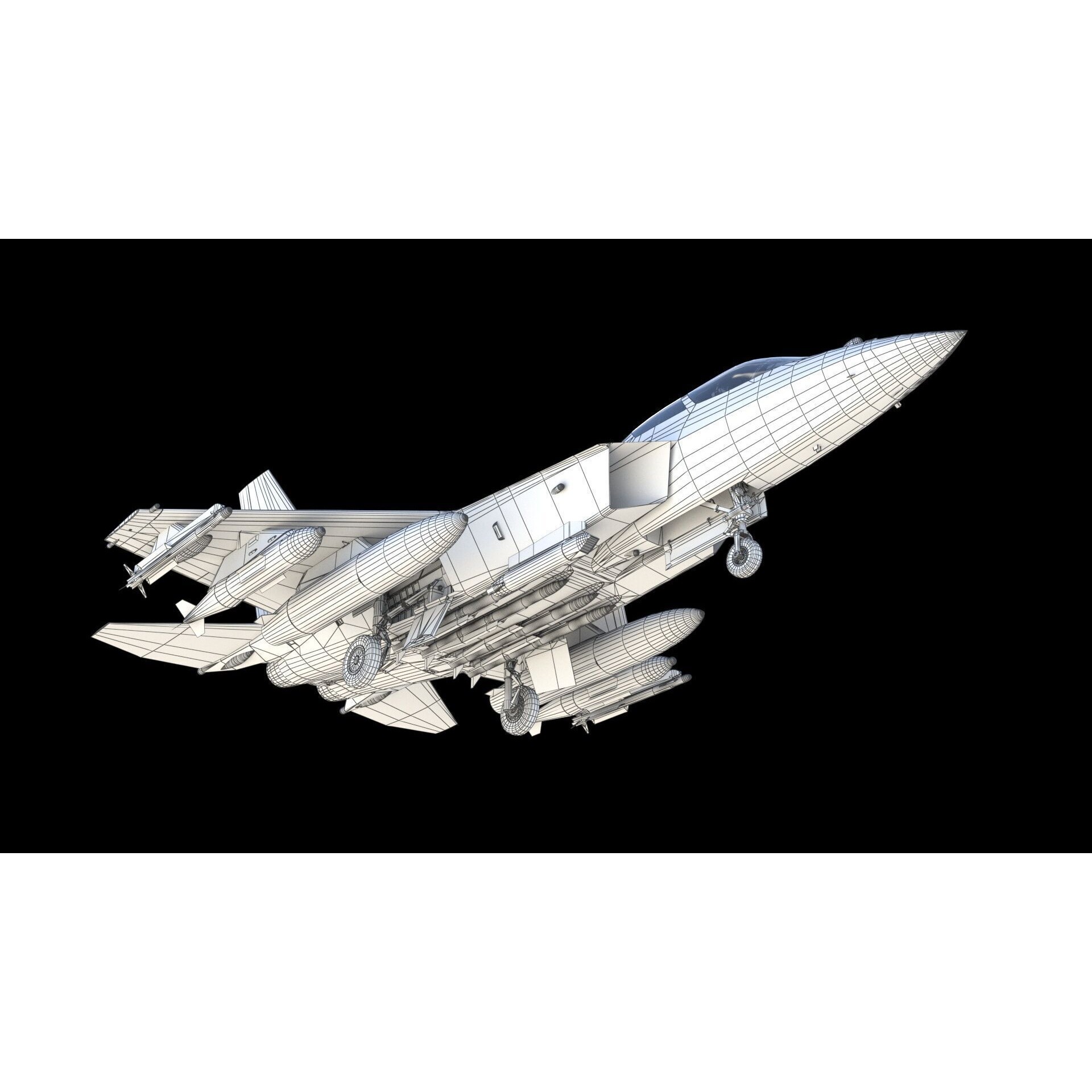 KAI KF-21 Boramae - Game-Ready 3D Model - View 26