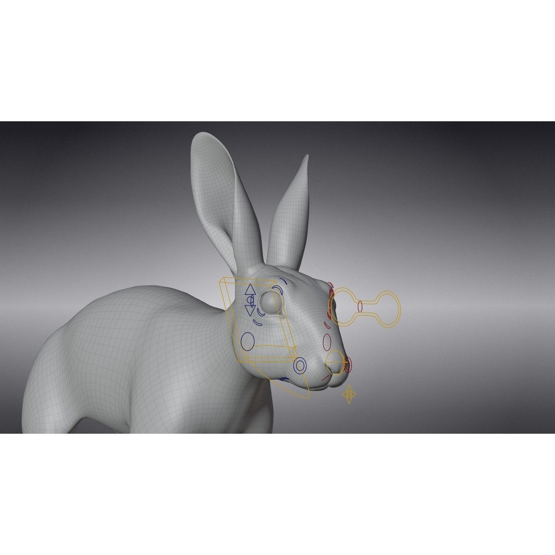 White Rabbit 3D Model – Animated Rigged Character with PBR Textures - View 19
