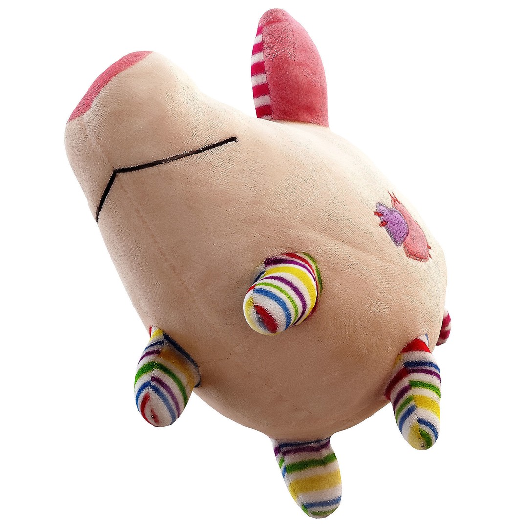 Soft Plush Toy Pig 3D Model – Realistic High-Quality Asset, FBX, OBJ