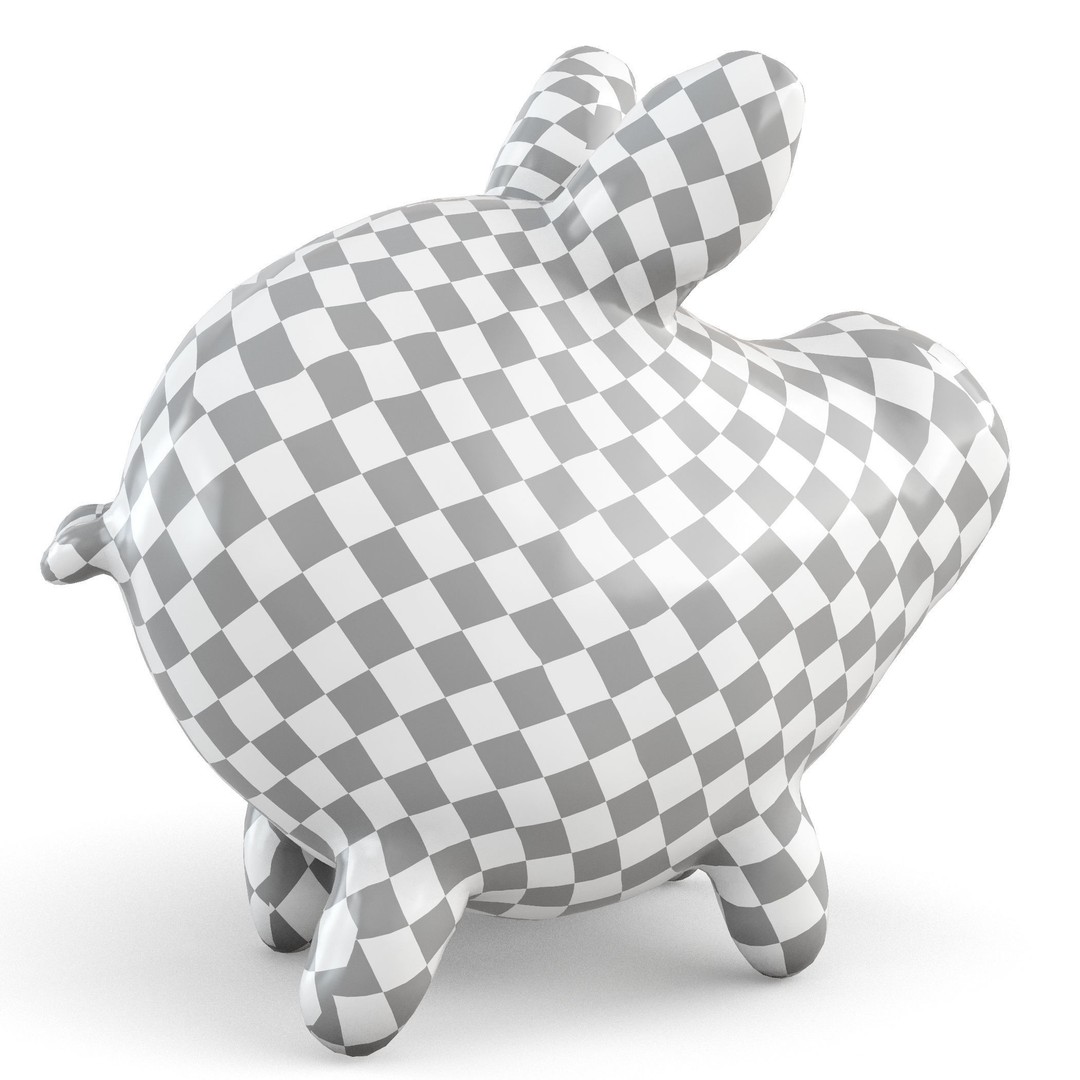Soft Plush Toy Pig 3D Model – Realistic High-Quality Asset, FBX, OBJ - View 10